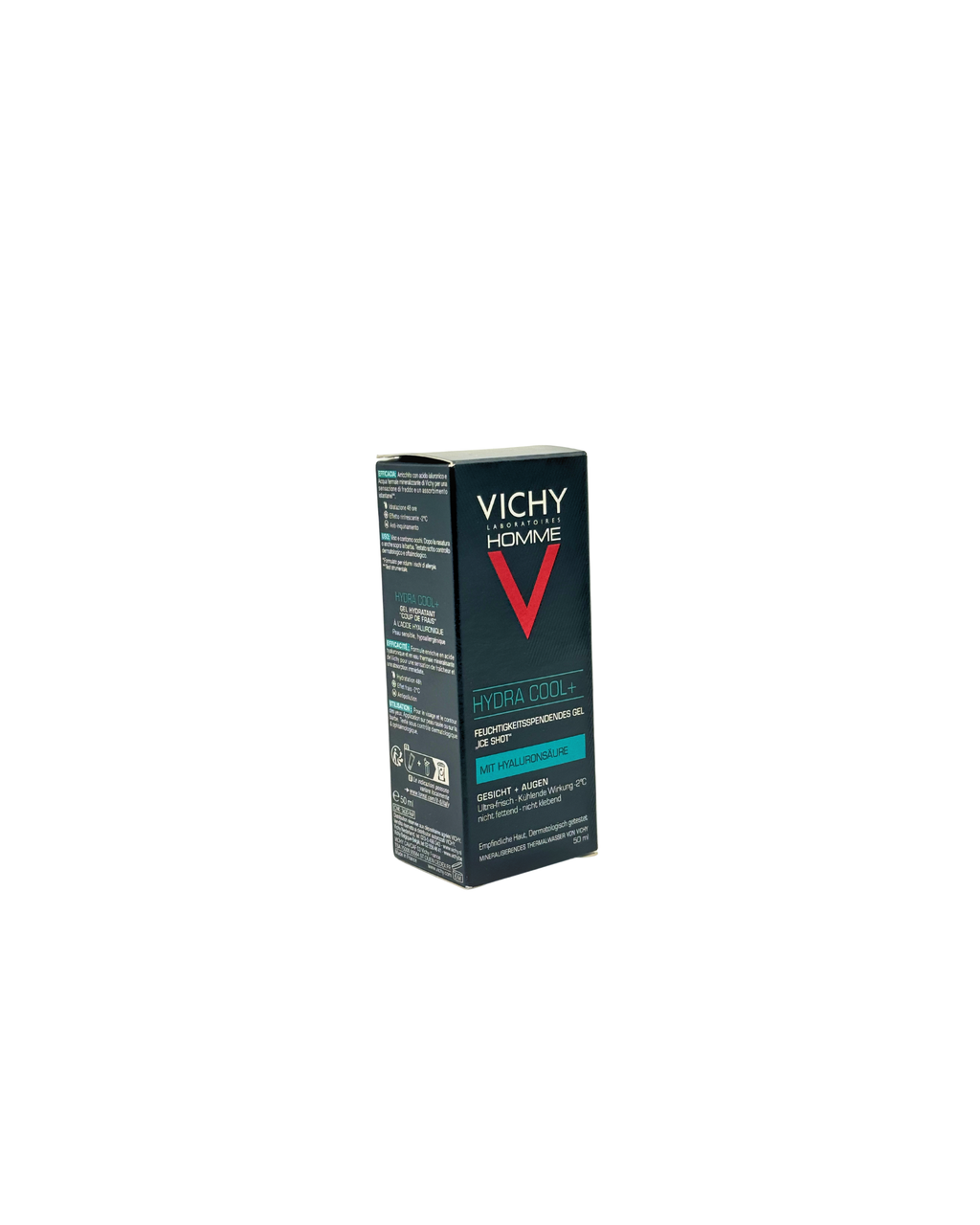 Vichy Homme Hydra Cool+ – Hydratisierendes Gel mit Frische-Effekt für Gesicht und Augen 50 ml