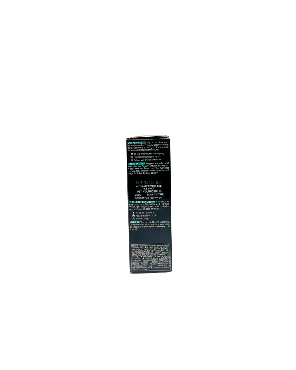 Vichy Homme Hydra Cool+ – Hydratisierendes Gel mit Frische-Effekt für Gesicht und Augen 50 ml