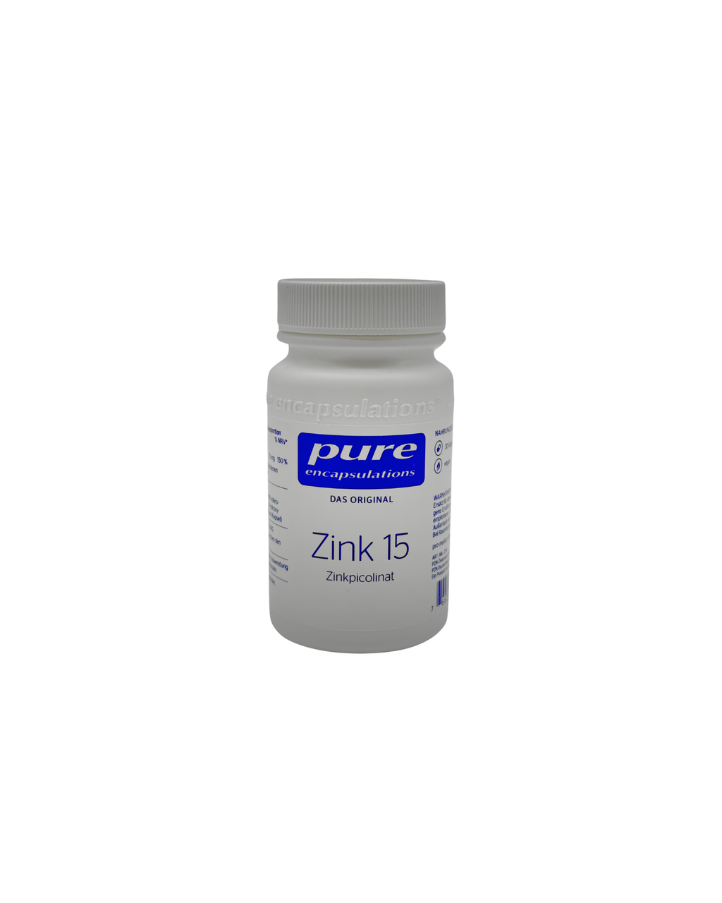 Pure Encapsulations Zink 15 – Zinkpicolinat hoch bioverfügbar 30 Kapseln