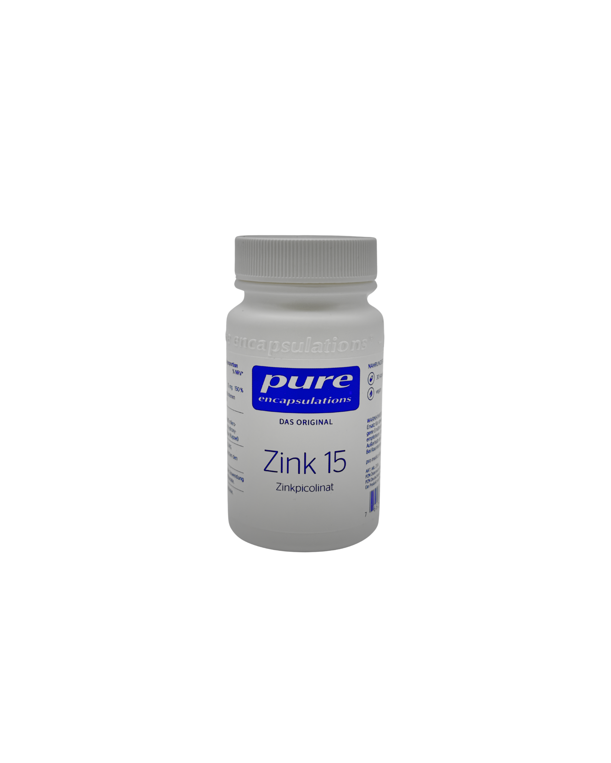 Pure Encapsulations Zink 15 – Zinkpicolinat hoch bioverfügbar 30 Kapseln