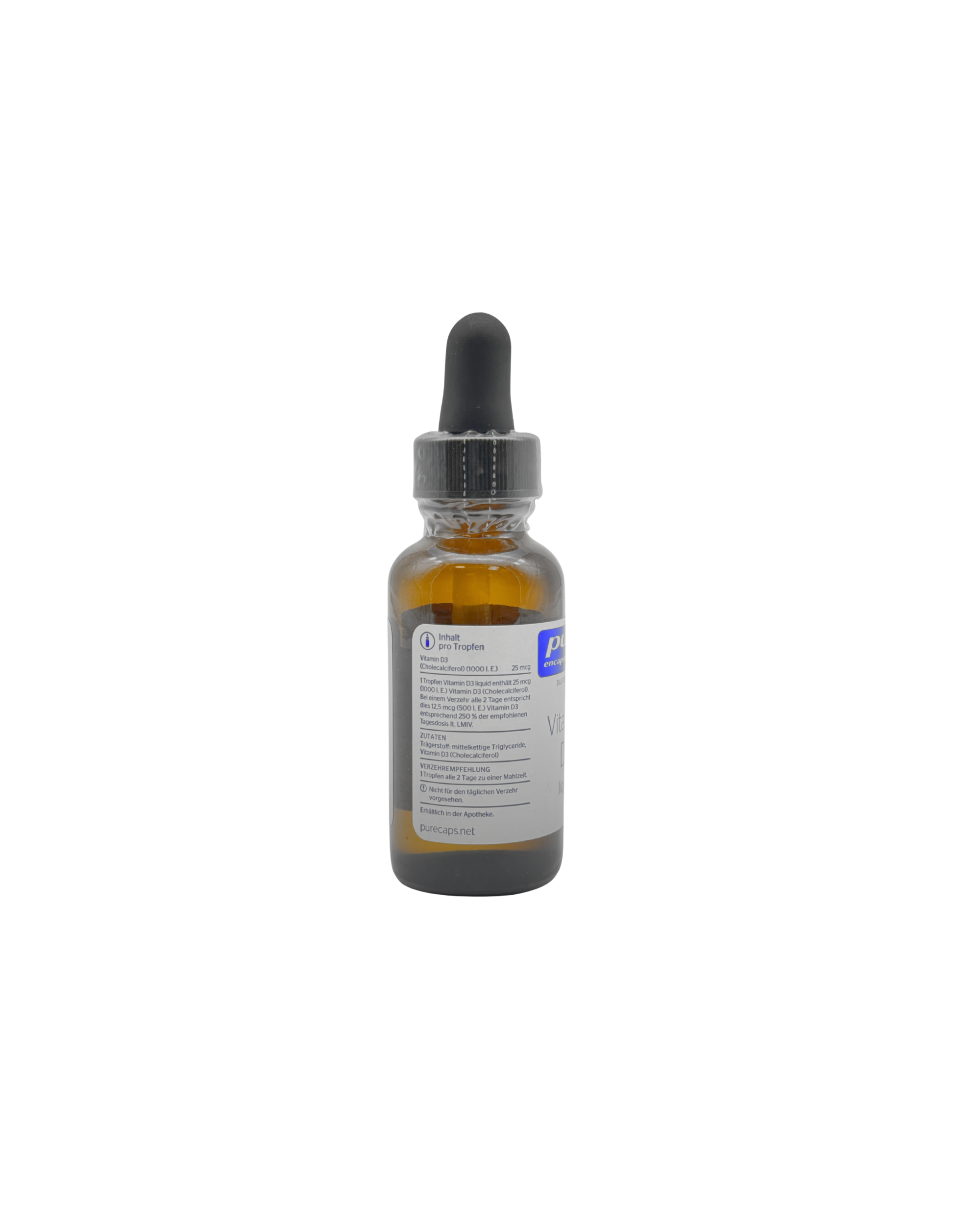 Pure Encapsulations Vitamin D3 liquid – Das Sonnenvitamin in Tropfenform 22,5 ml