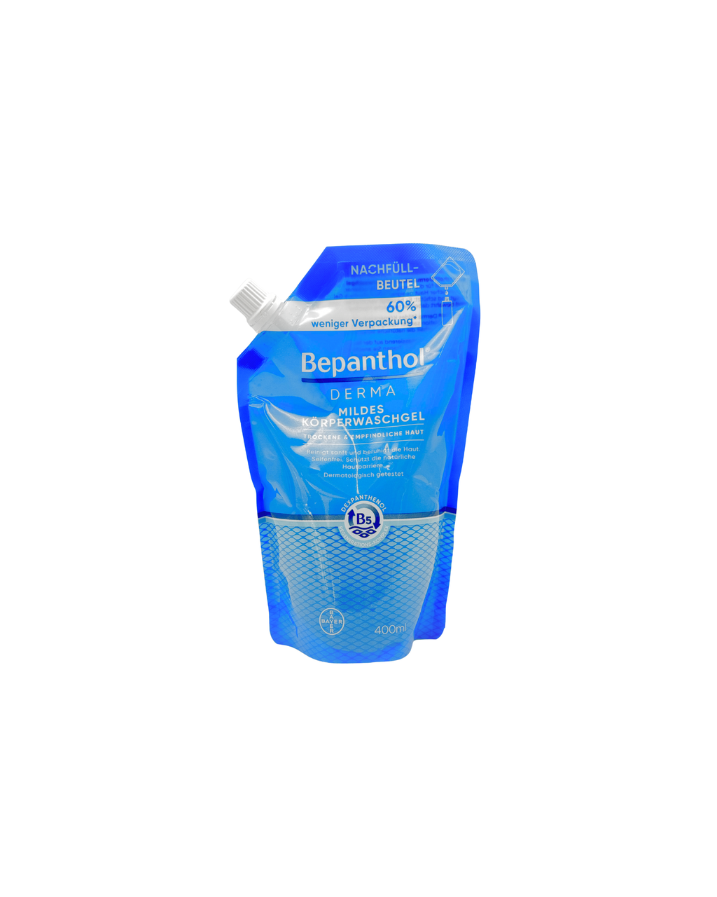 Bepanthol Derma Mildes Körperwaschgel – Nachfüllbeutel 400 ml