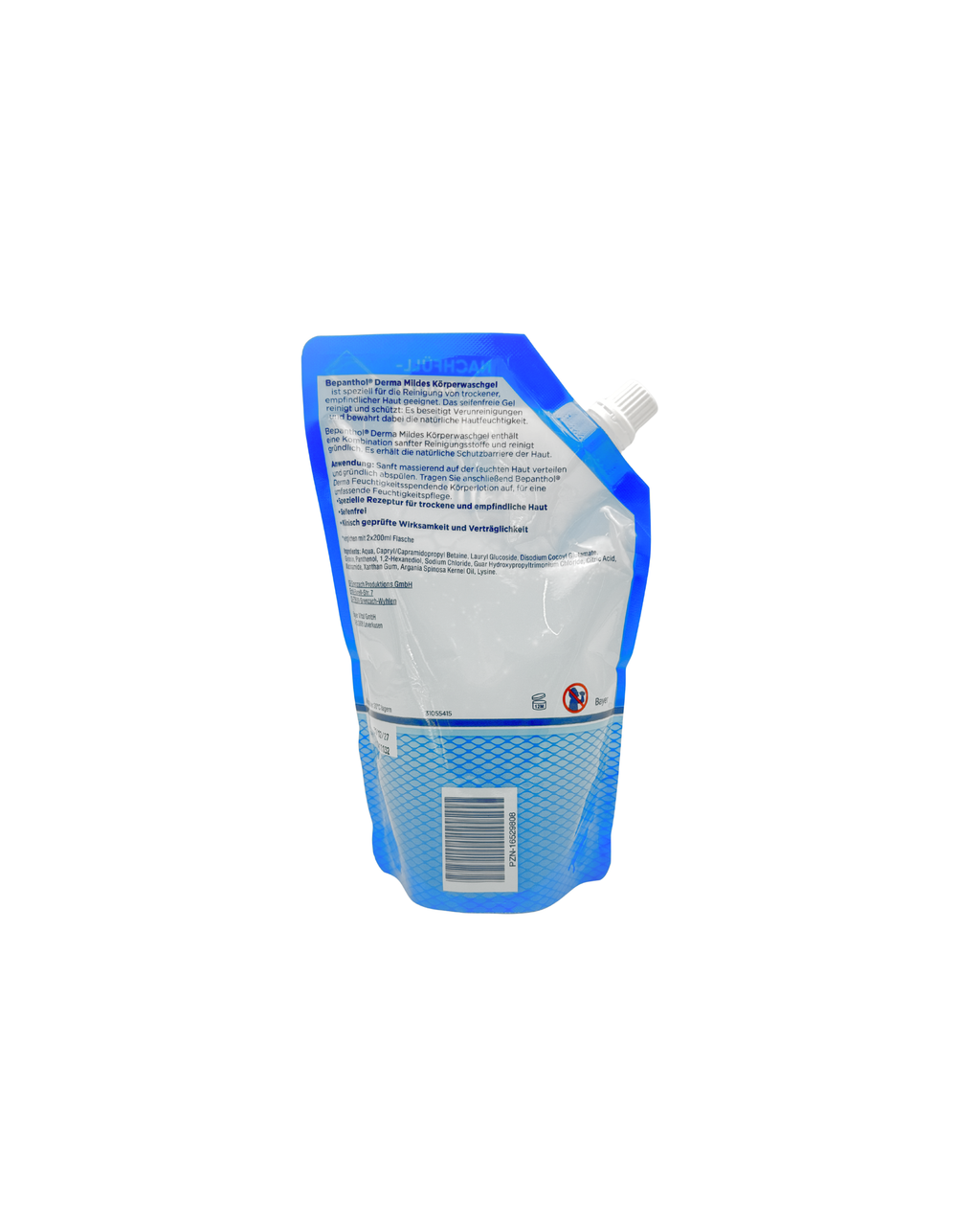 Bepanthol Derma Mildes Körperwaschgel – Nachfüllbeutel 400 ml