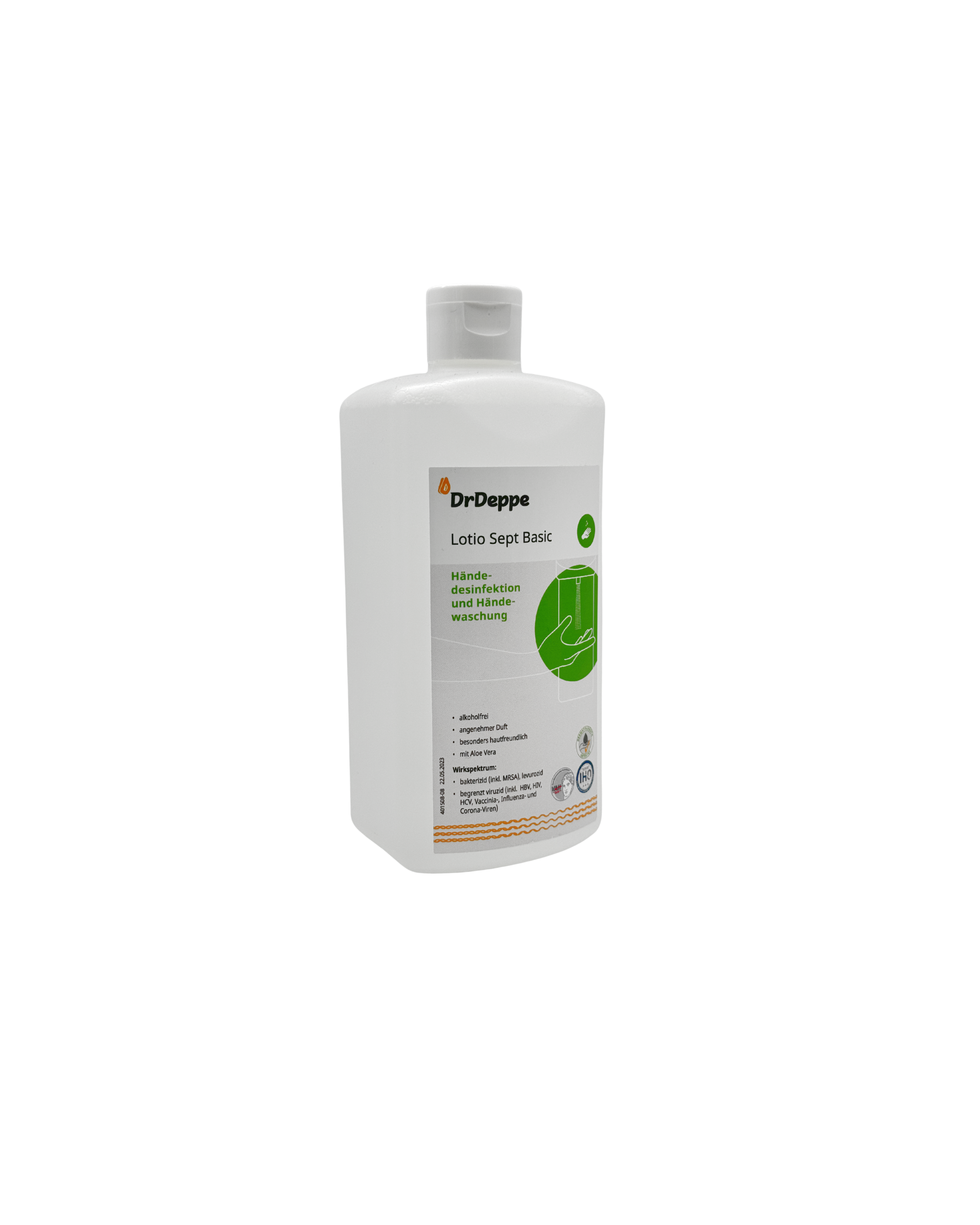 DrDeppe Lotio Sept Basic – alkoholfreie Händedesinfektion 500 ml