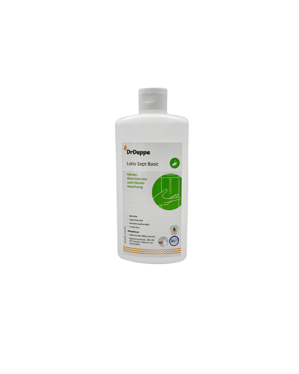 DrDeppe Lotio Sept Basic – alkoholfreie Händedesinfektion 500 ml