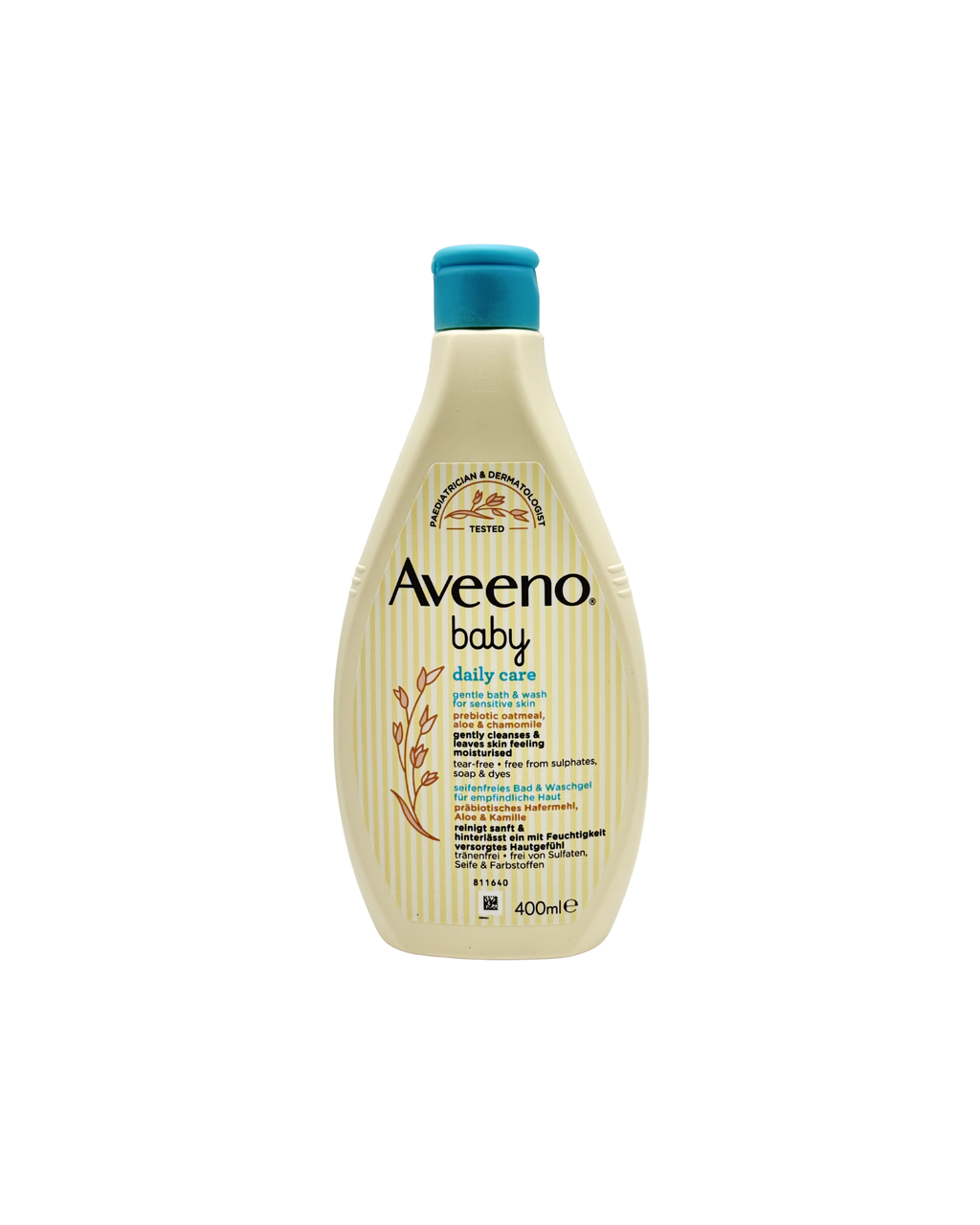 Aveeno Baby Daily Care Seifenfreies Bad & Waschgel – Sanfte Reinigung mit Hafer 400 ml
