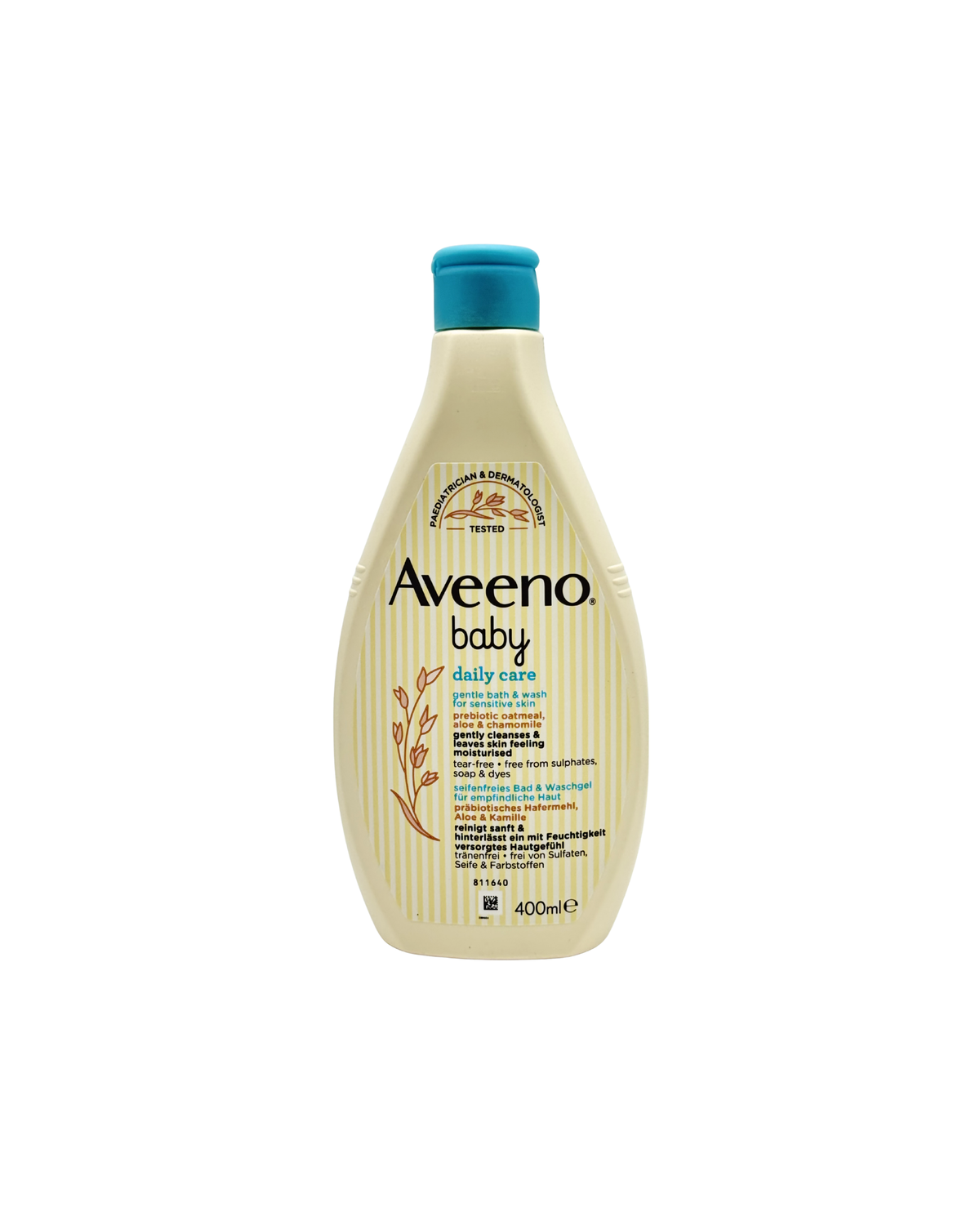 Aveeno Baby Daily Care Seifenfreies Bad & Waschgel – Sanfte Reinigung mit Hafer 400 ml