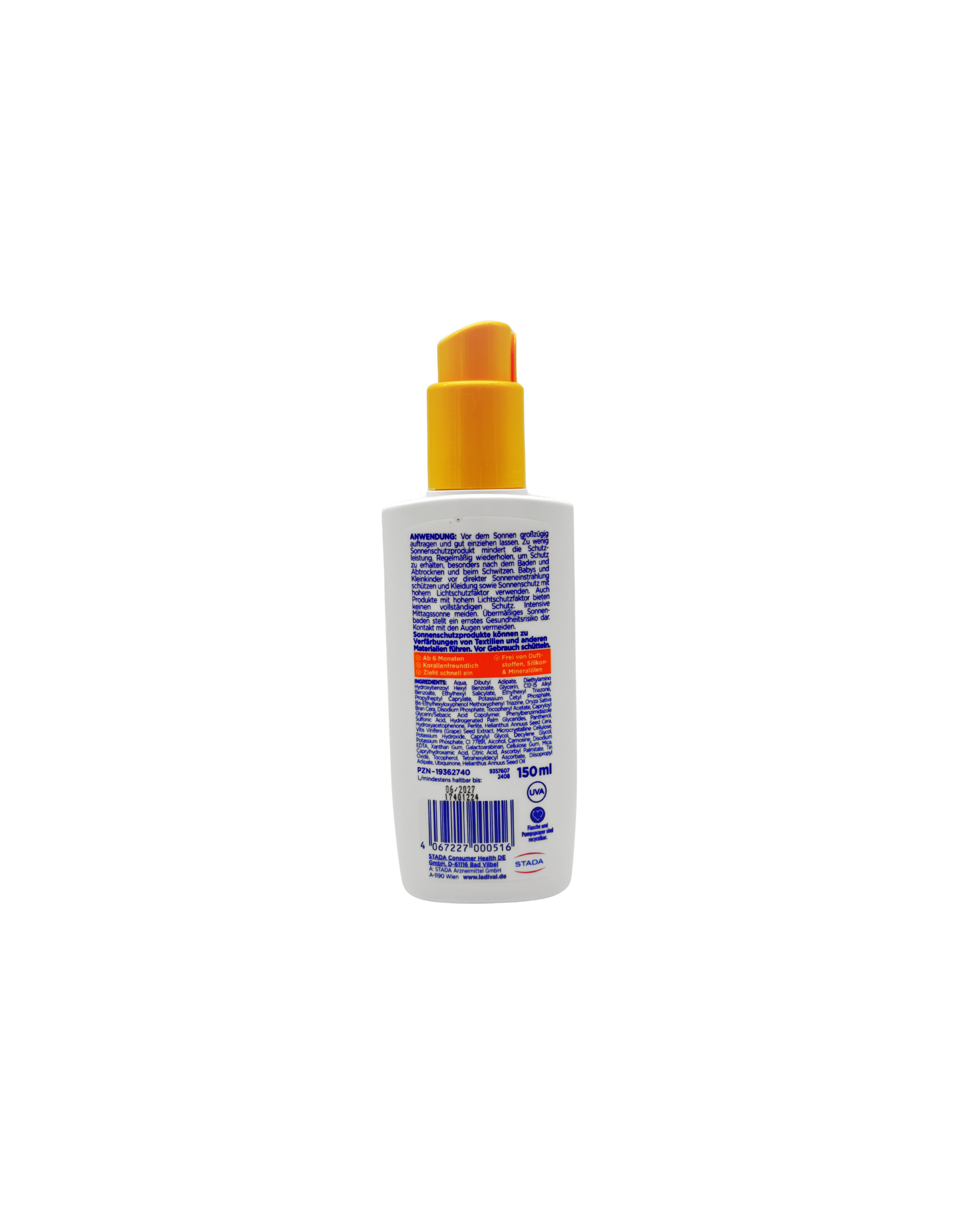Ladival Empfindliche Kinderhaut Sonnenschutz-Spray LSF 50+ – 150 ml