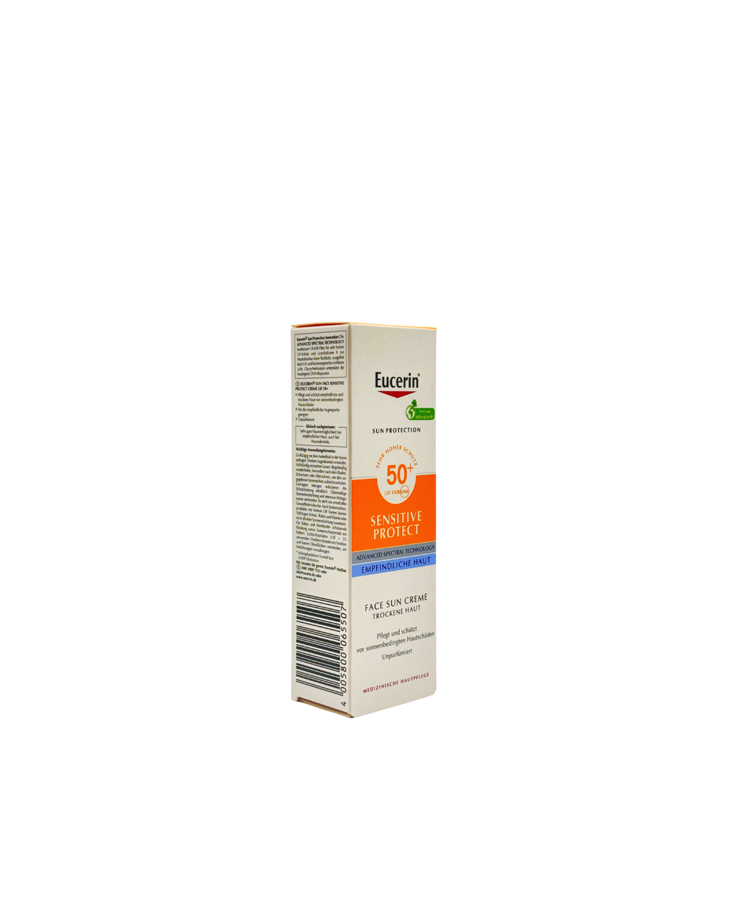Eucerin Sensitive Protect Sun Creme LSF 50+ – Sehr hoher Sonnenschutz für das Gesicht 50 ml