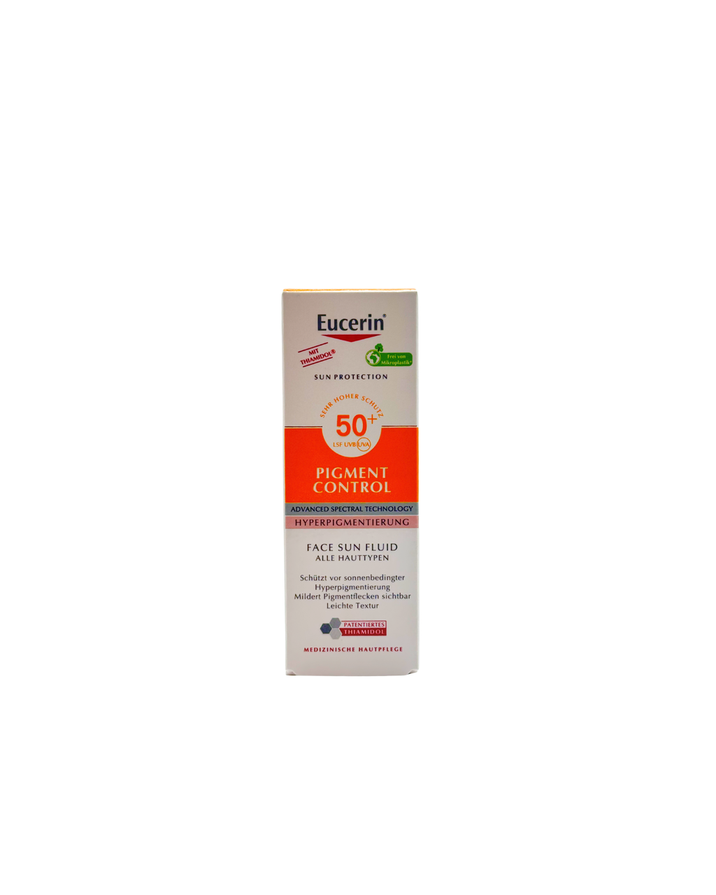 Eucerin Pigment Control Sun Fluid LSF 50+ – Sonnenschutz gegen Pigmentflecken 50 ml