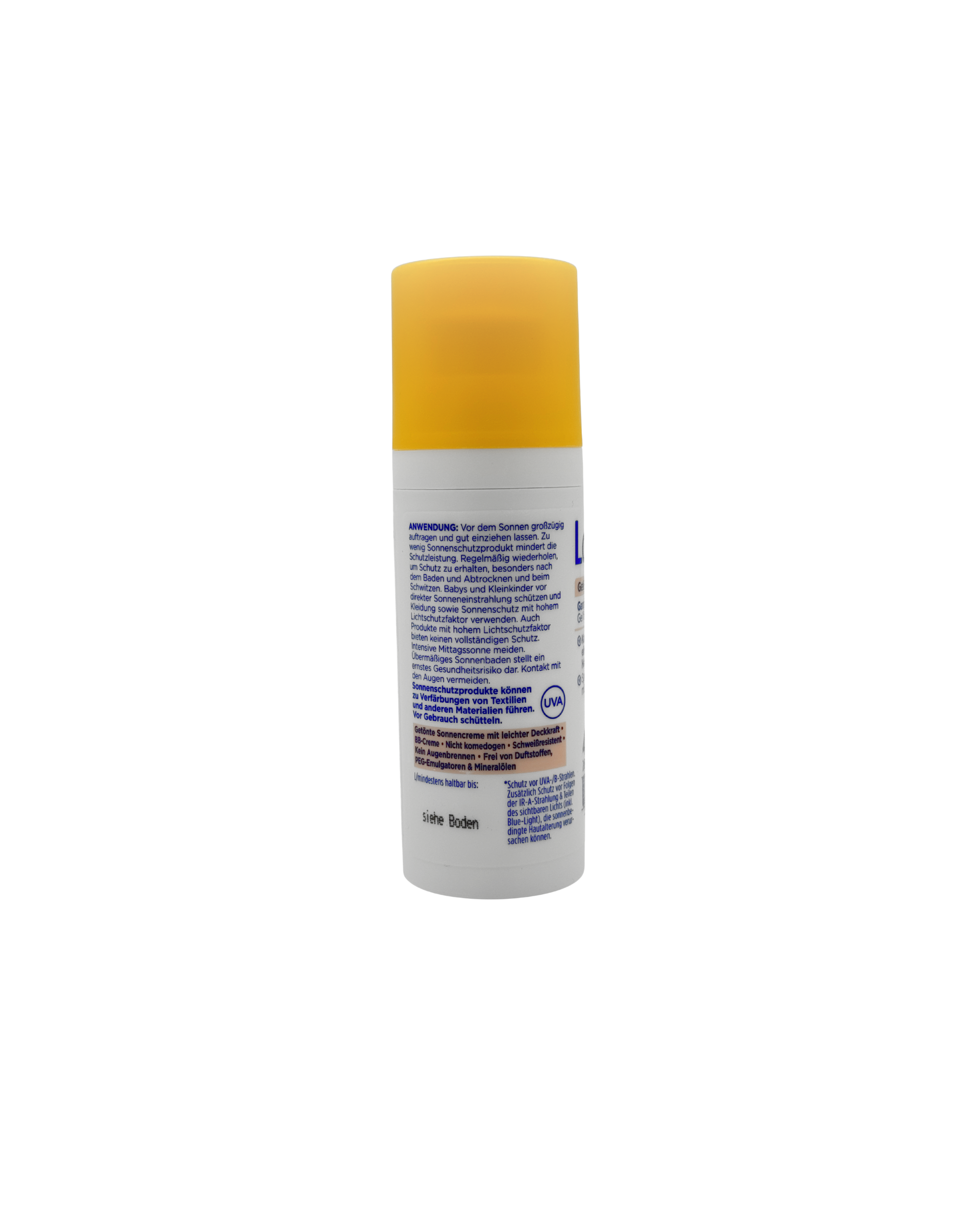 Ladival Getönt Sonnenschutz und Pflege Gesicht LSF 50+ – Feuchtigkeit & ebenmäßiger Teint, 50 ml