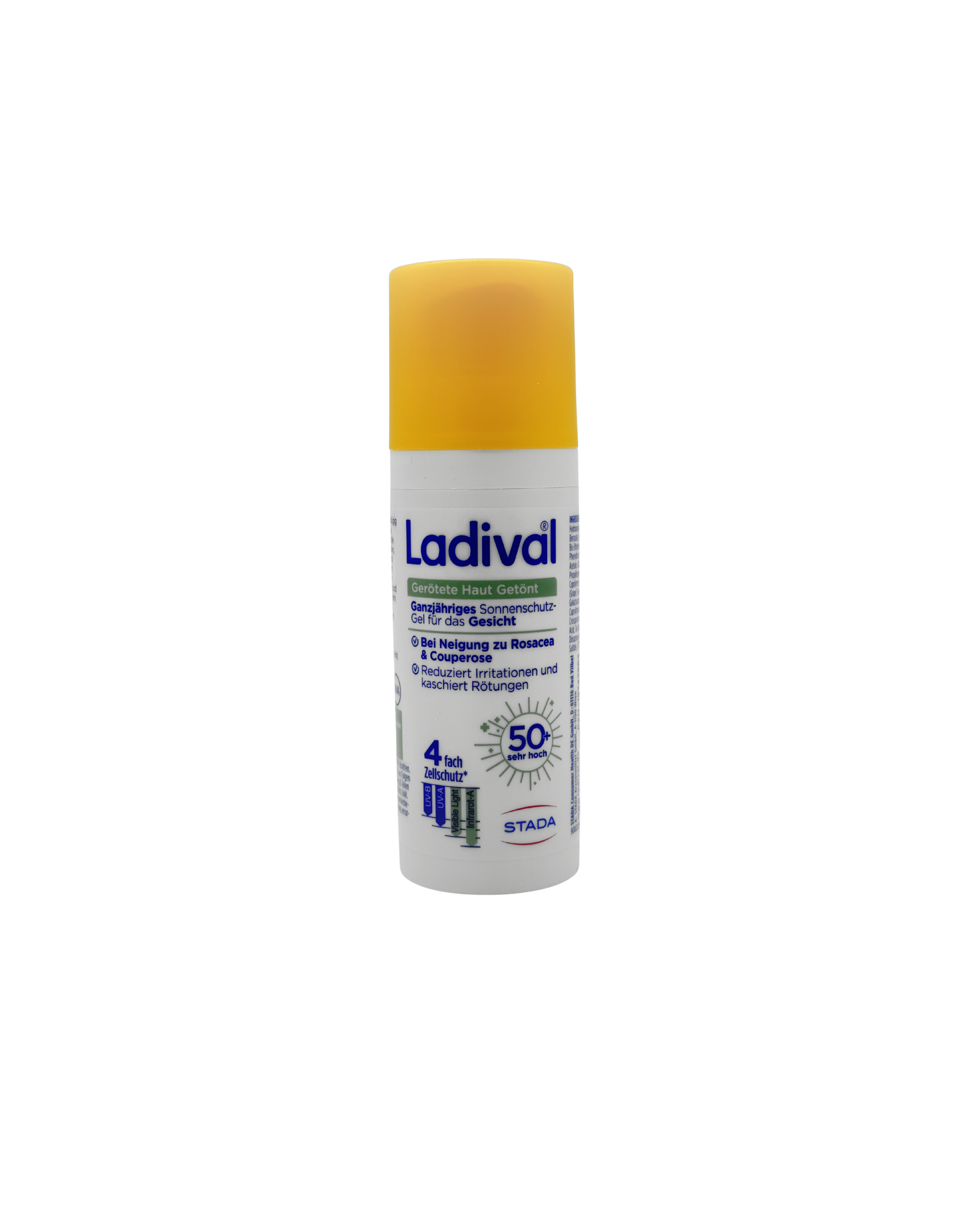 Ladival Gerötete Haut Getönt Sonnenschutz Gesicht LSF 50+ – bei Rosacea & Couperose, kaschierend & beruhigend, 50 ml