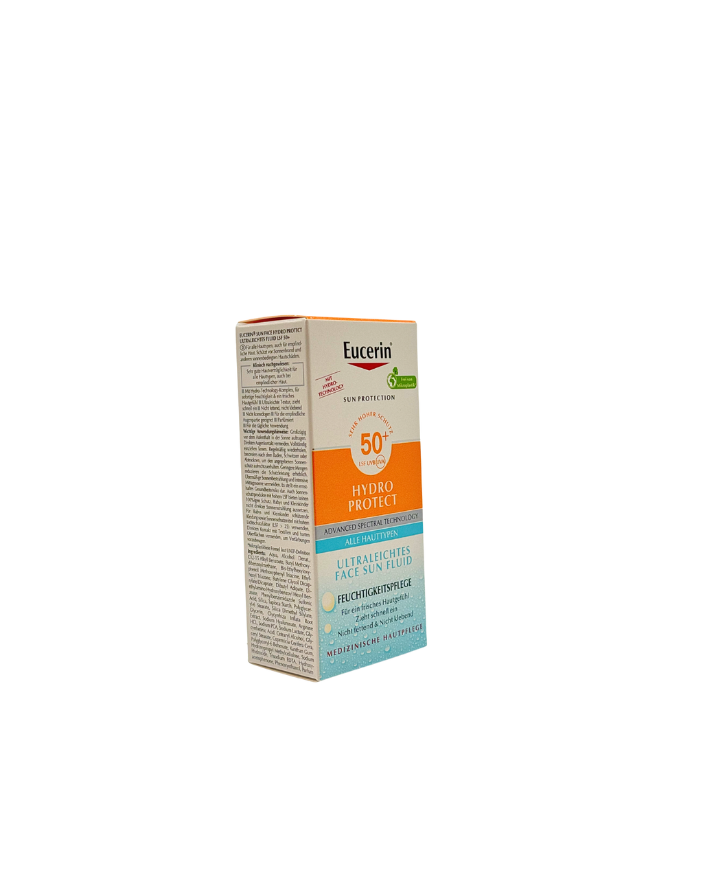 Eucerin Hydro Protect Ultraleichtes Face Sun Fluid LSF 50+ – Frisches Hautgefühl & Feuchtigkeit 50 ml