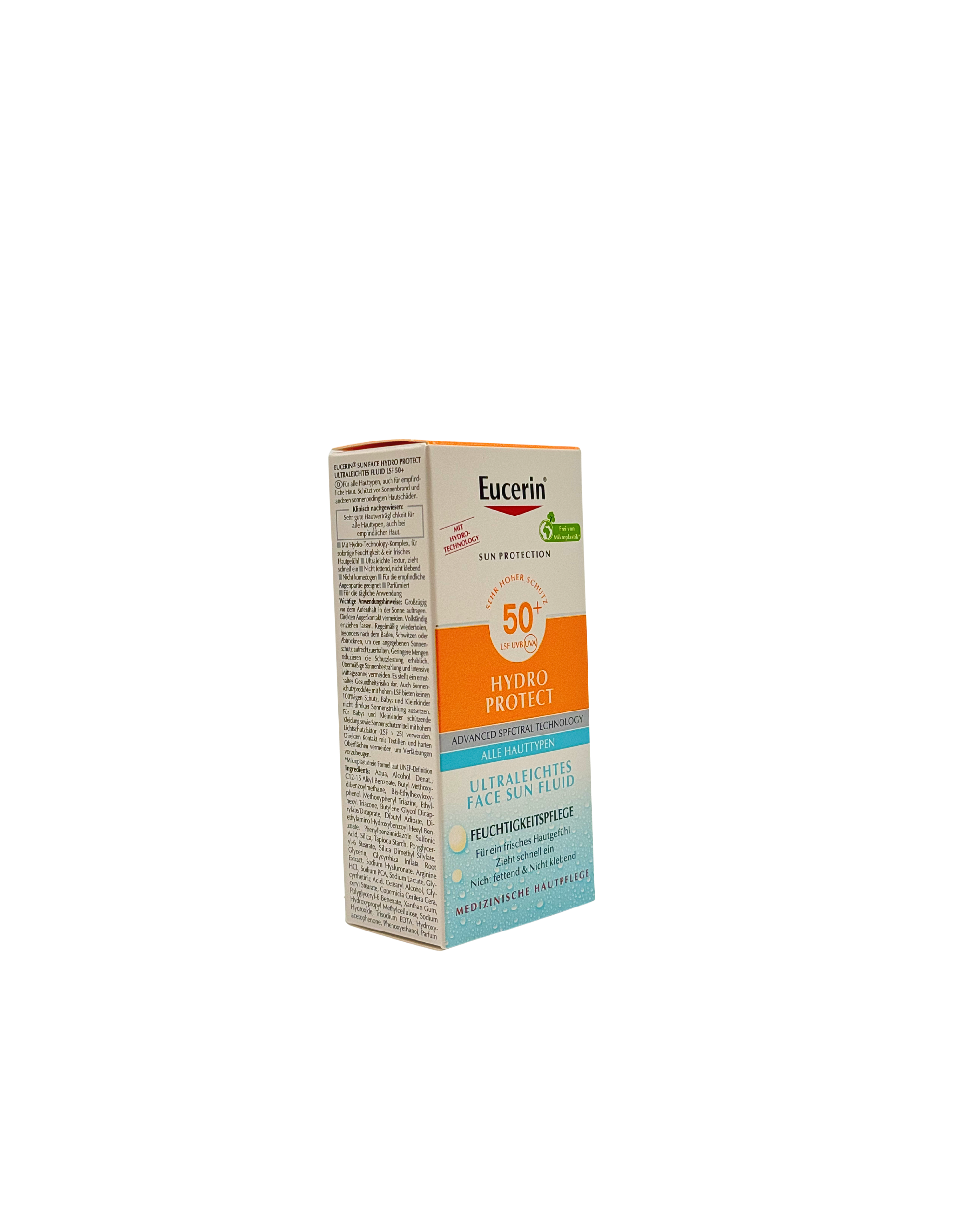 Eucerin Hydro Protect Ultraleichtes Face Sun Fluid LSF 50+ – Frisches Hautgefühl & Feuchtigkeit 50 ml