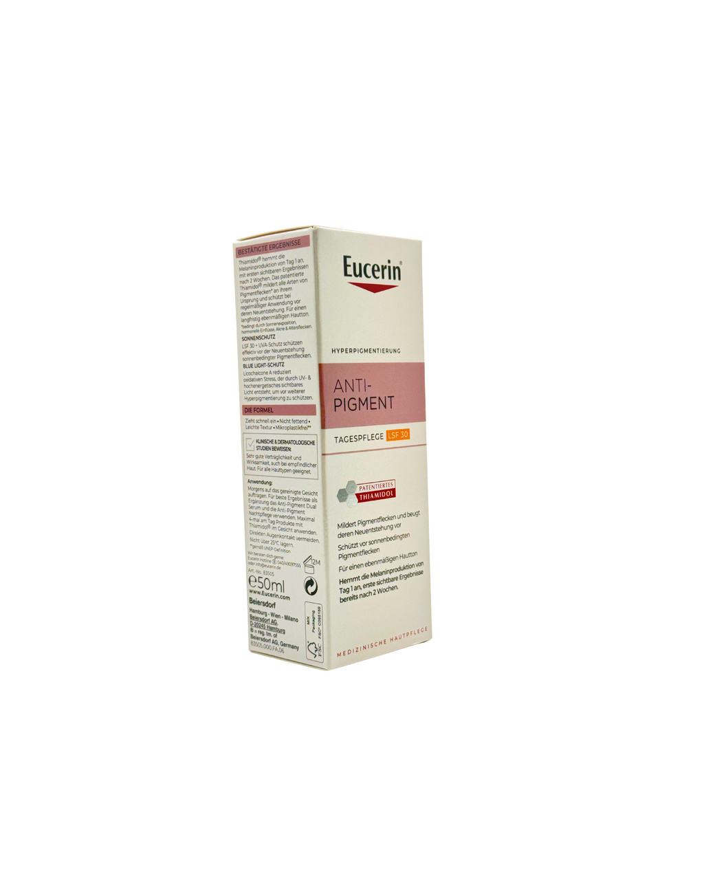 Eucerin Anti-Pigment Tag LSF 30 – Aufhellende Tagespflege im Pumpspender 50 ml