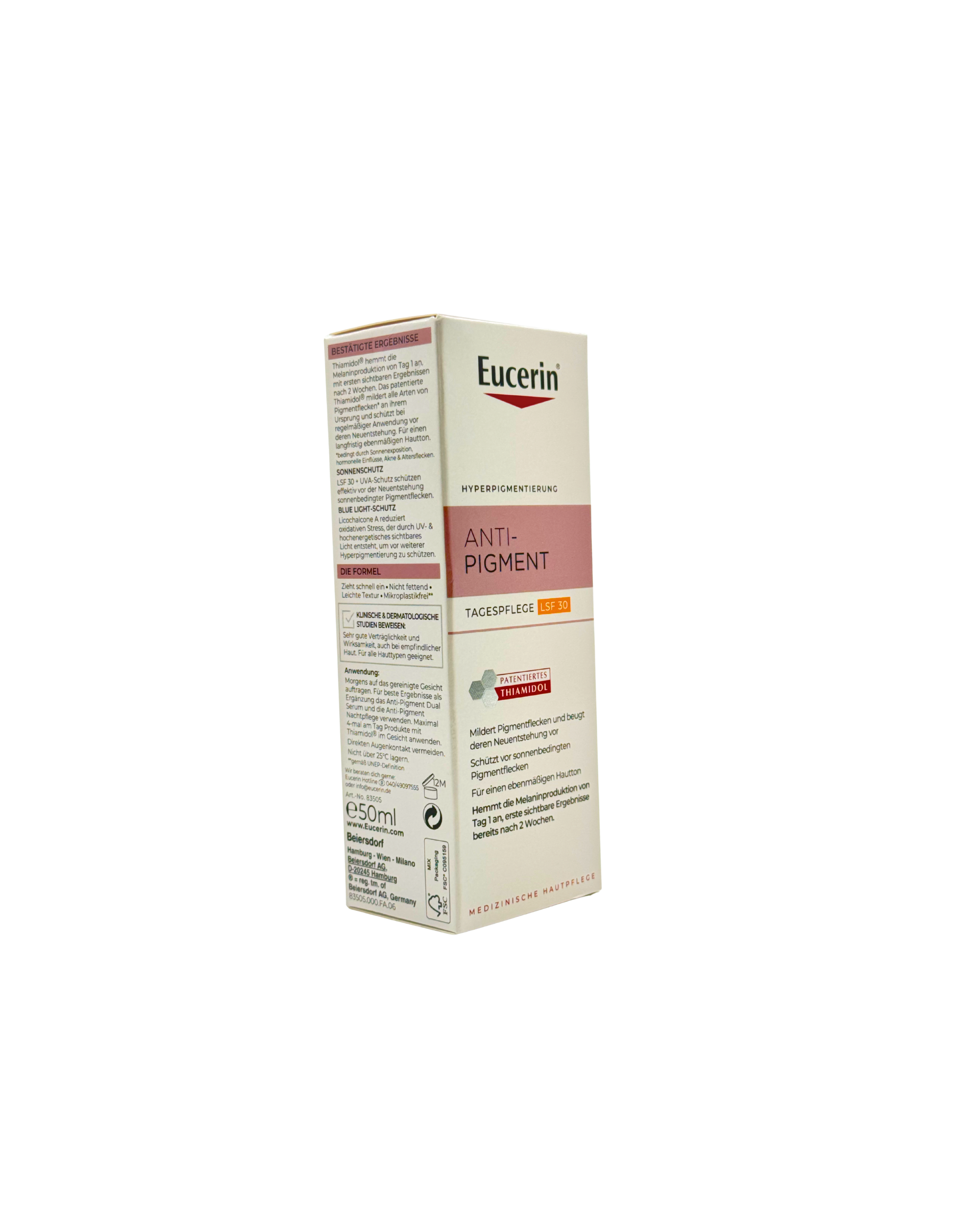 Eucerin Anti-Pigment Tag LSF 30 – Aufhellende Tagespflege im Pumpspender 50 ml
