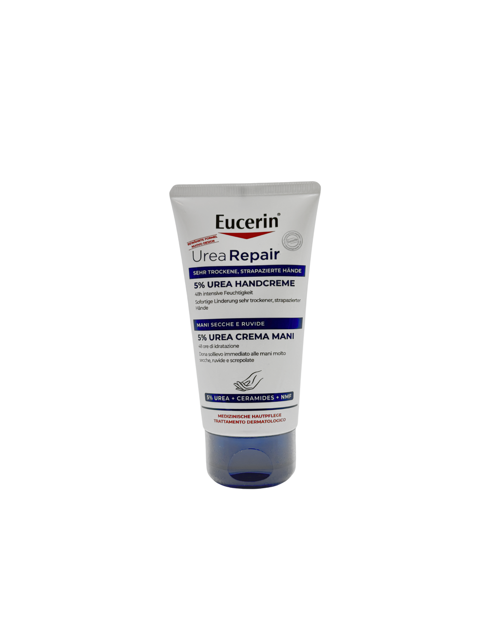 Eucerin UreaRepair Handcreme 5% Urea – 48h Intensive Feuchtigkeit 75 ml