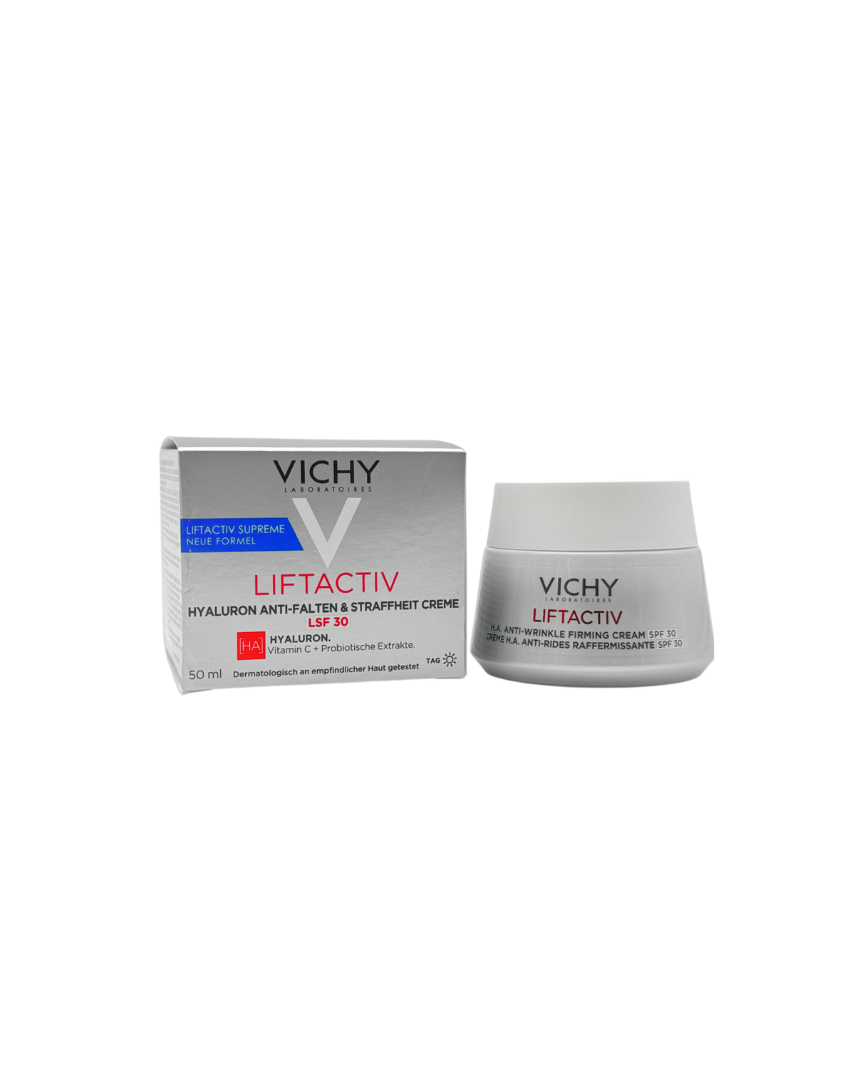 Vichy Liftactiv Supreme Anti-Falten & Straffheitspflege LSF 30 – Tagescreme mit Hyaluron & Lichtschutz 50 ml