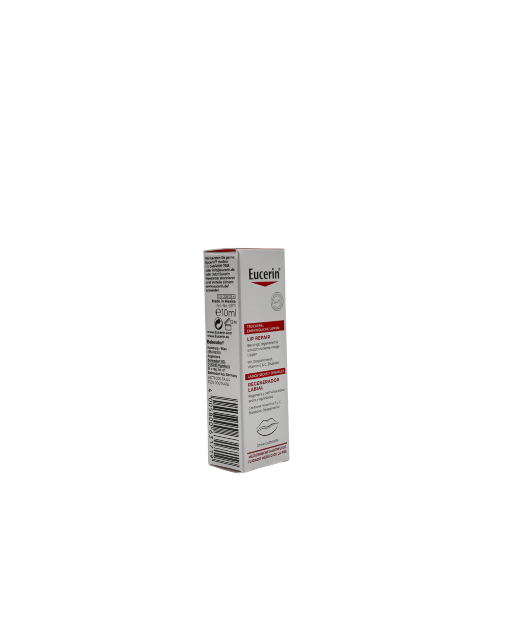 Eucerin Lip Repair – Regenerierende Lippenpflege mit Dexpanthenol & Vitaminen 10 ml