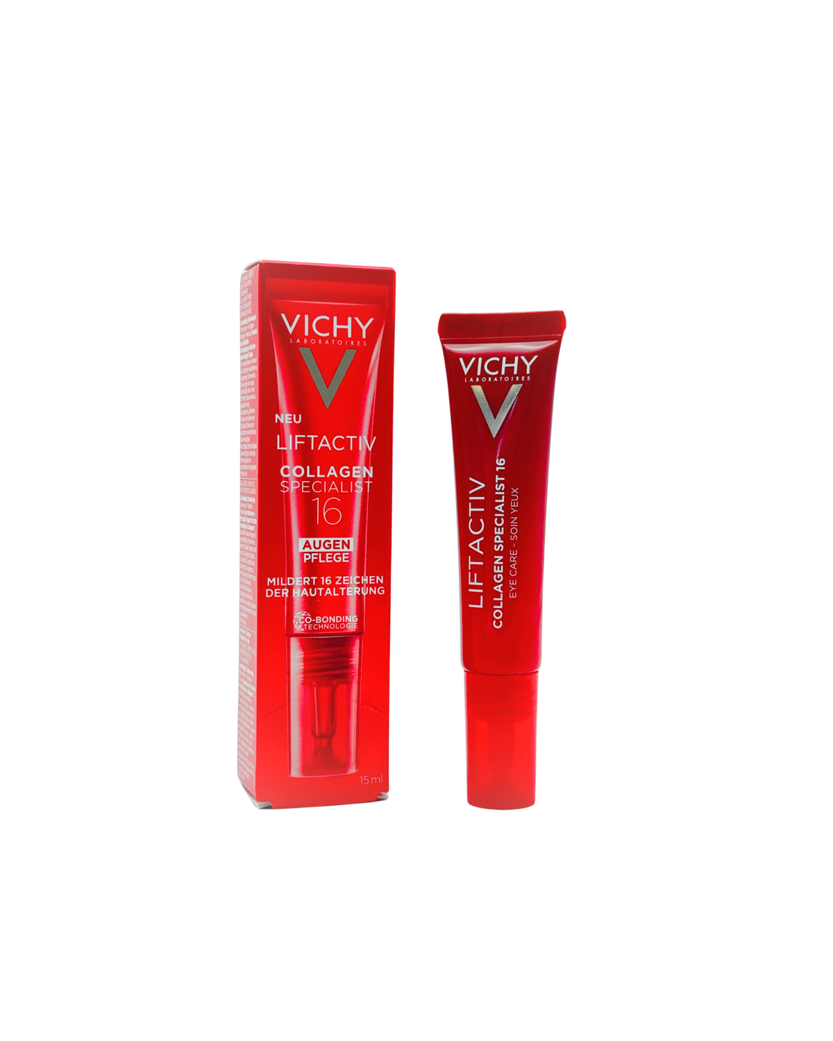 Vichy Liftactiv Collagen Specialist 16 Augenpflege – Anti-Aging Augencreme mit Koffein & Peptiden 15 ml