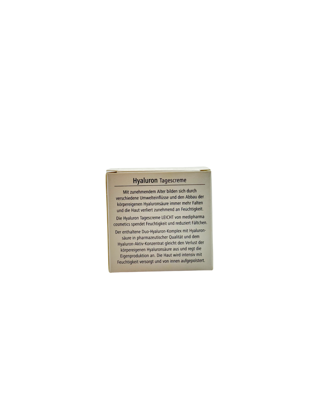 medipharma cosmetics Hyaluron Tagescreme Leicht – Mit pharmazeutischem Hyaluron 50 ml