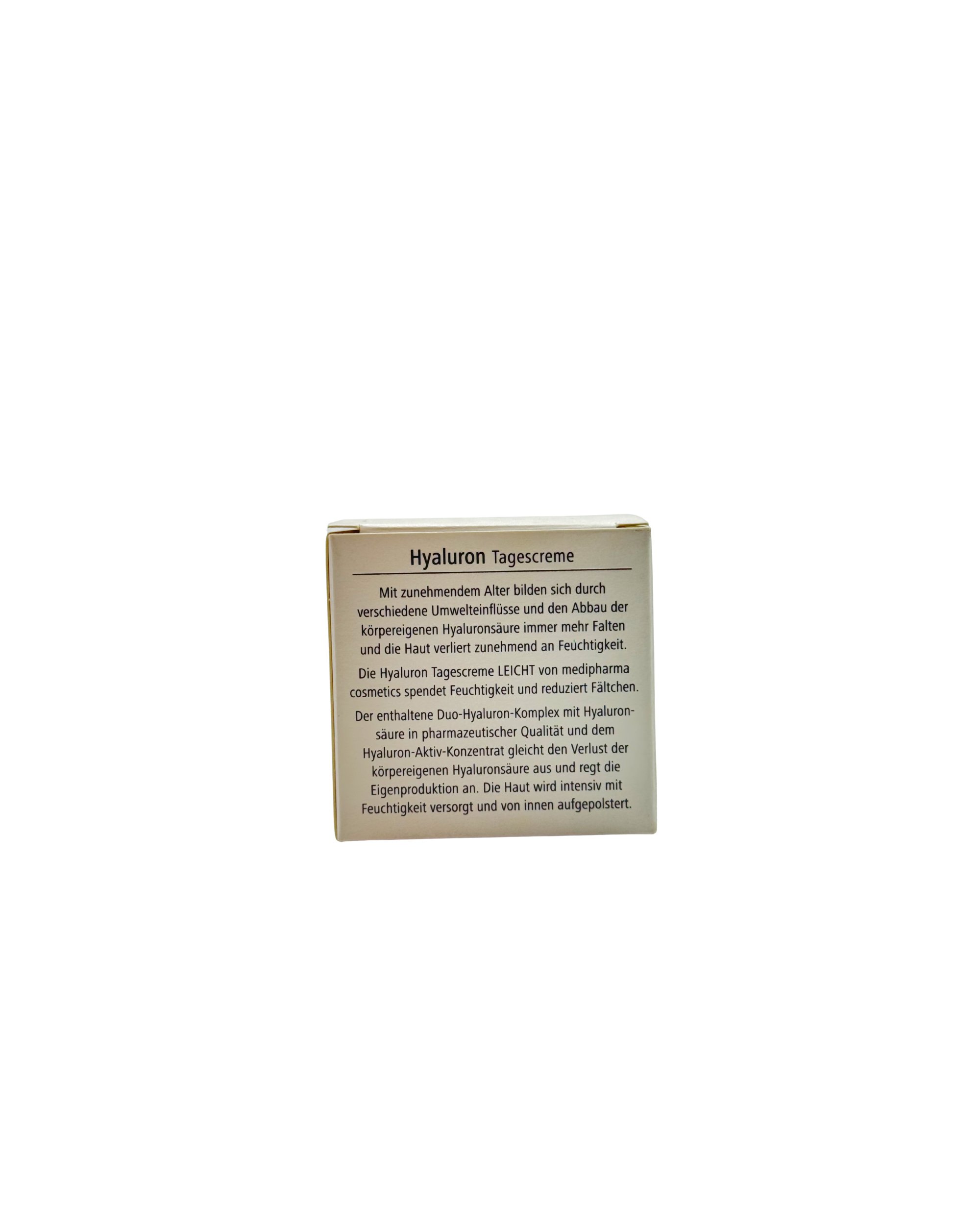 medipharma cosmetics Hyaluron Tagescreme Leicht – Mit pharmazeutischem Hyaluron 50 ml