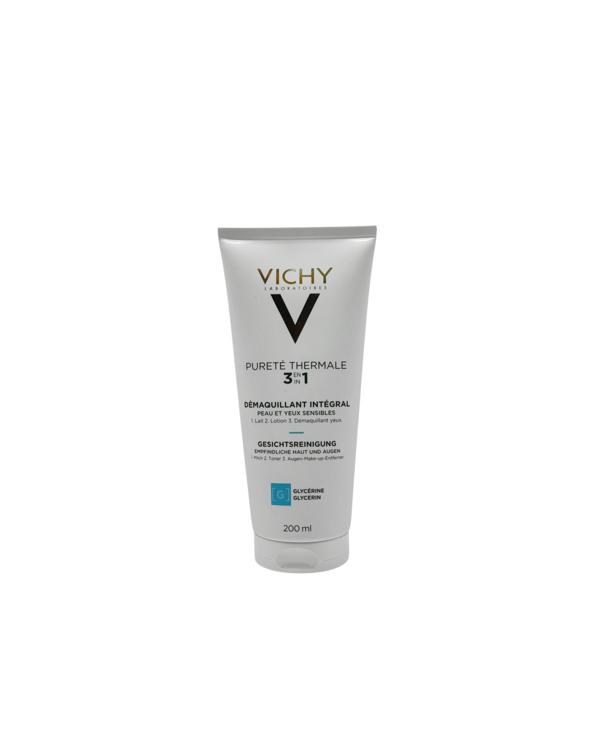 Vichy Pureté Thermale 3in1 Gesichtsreinigung – Reinigungsmilch & Make-up-Entferner für alle Hauttypen 200 ml