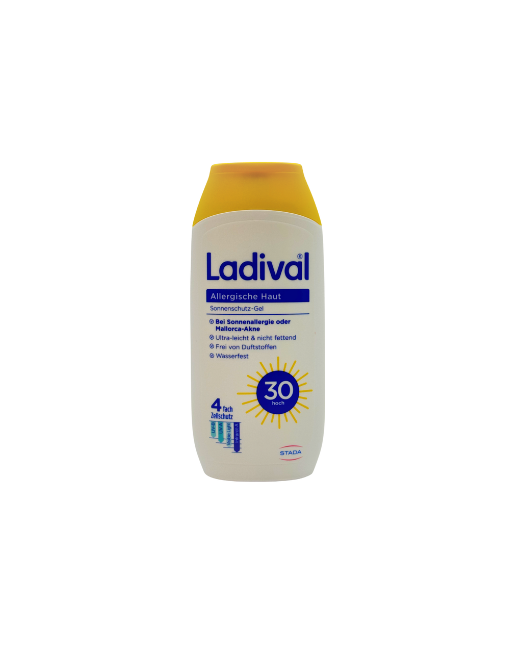 Ladival Allergische Haut Sonnenschutz Gel LSF 30 – 4-fach Zellschutz 200 ml