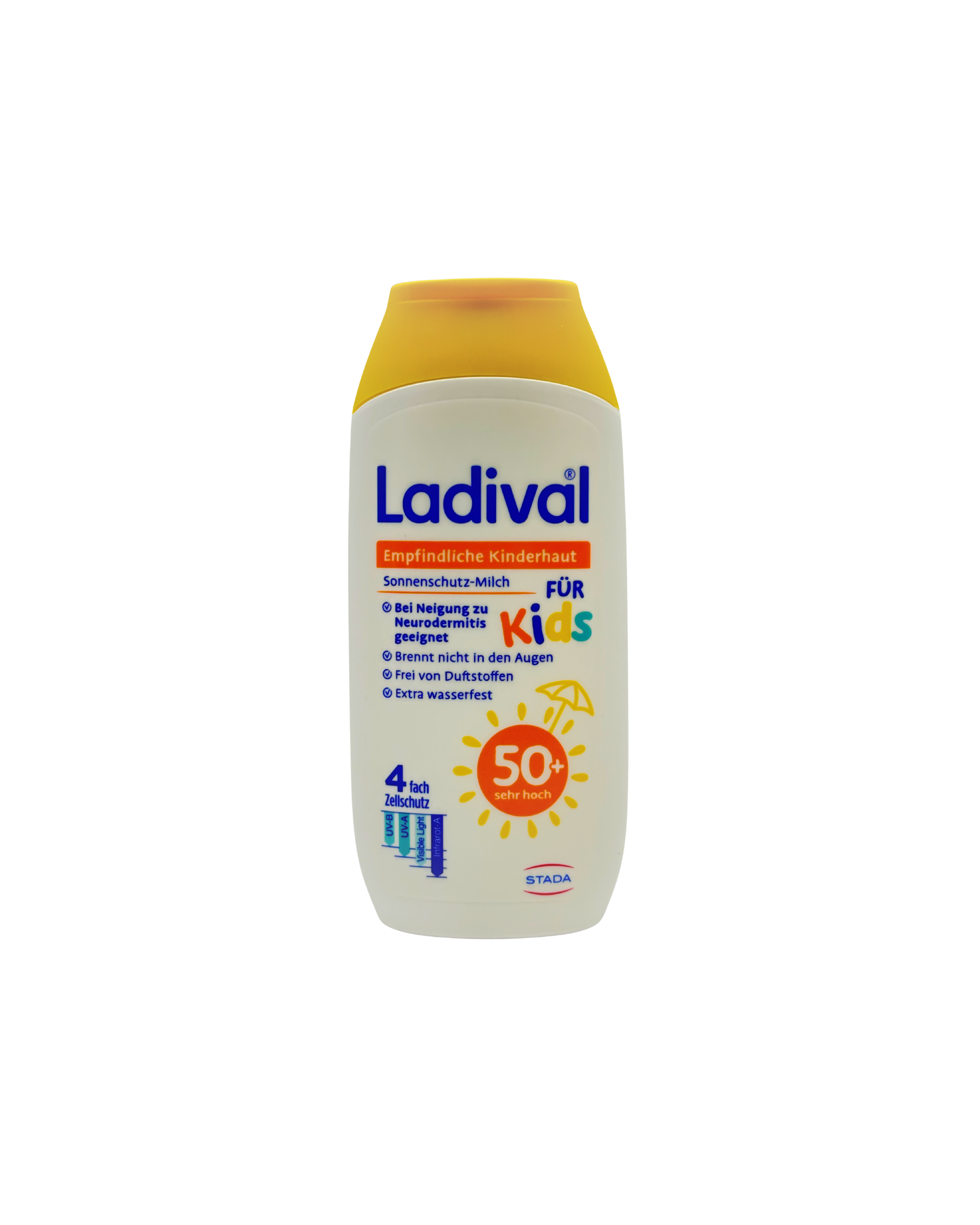Ladival Empfindliche Kinderhaut Sonnenschutz Milch LSF 50+ – Sanfter Schutz ab 6 Monaten 200 ml