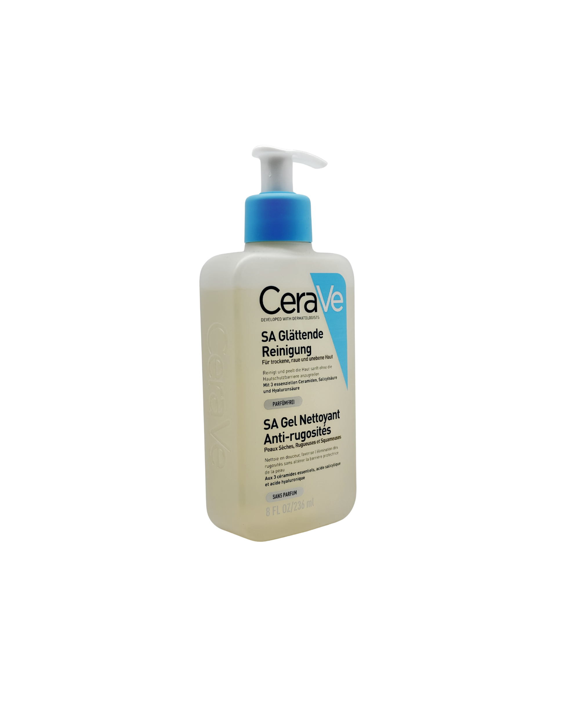 CeraVe SA Glättende Reinigung – Mildes Reinigungsgel & Sanftes Peeling 236 ml