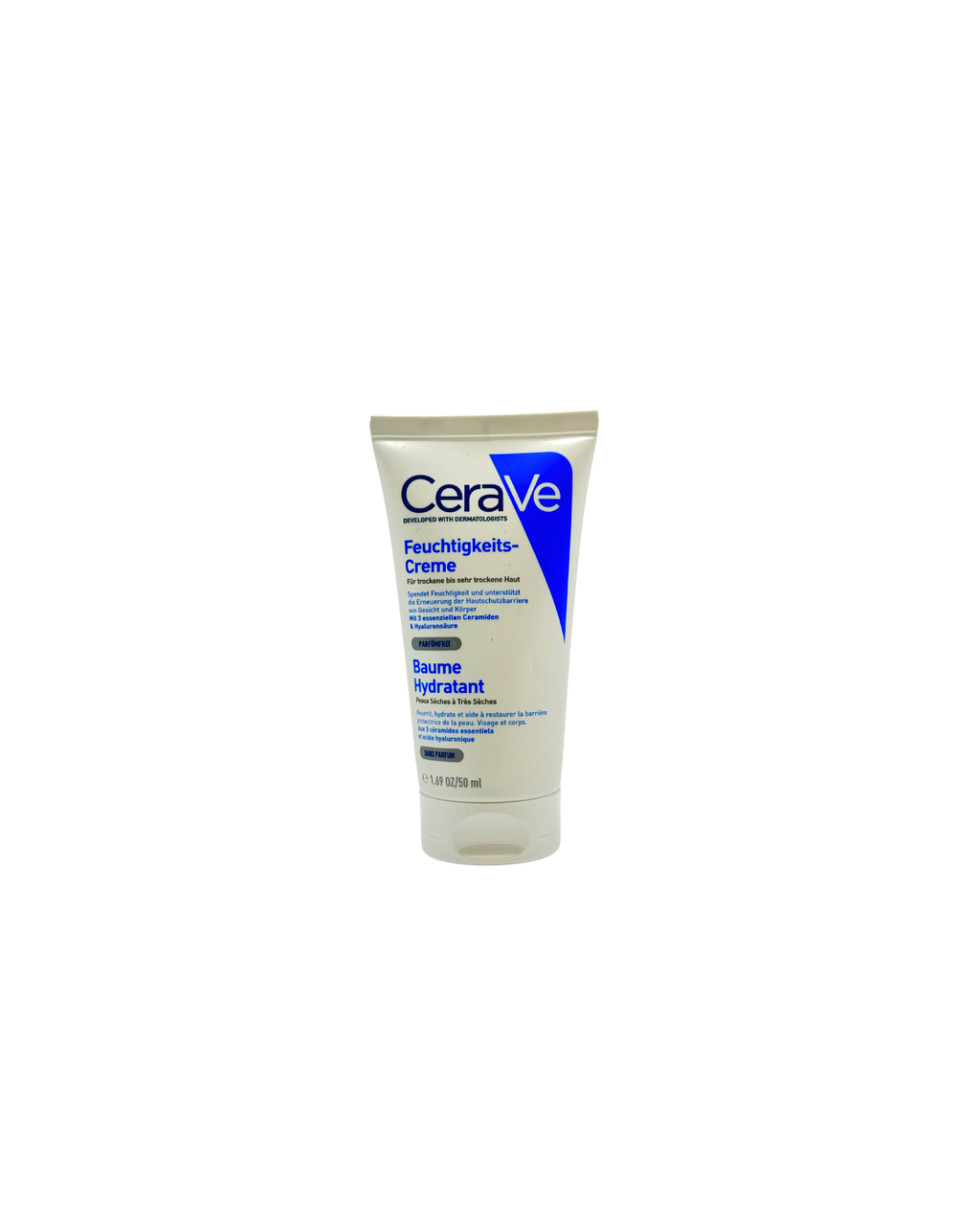 CeraVe Feuchtigkeitscreme – Reichhaltige Pflege für Gesicht & Körper 50 ml