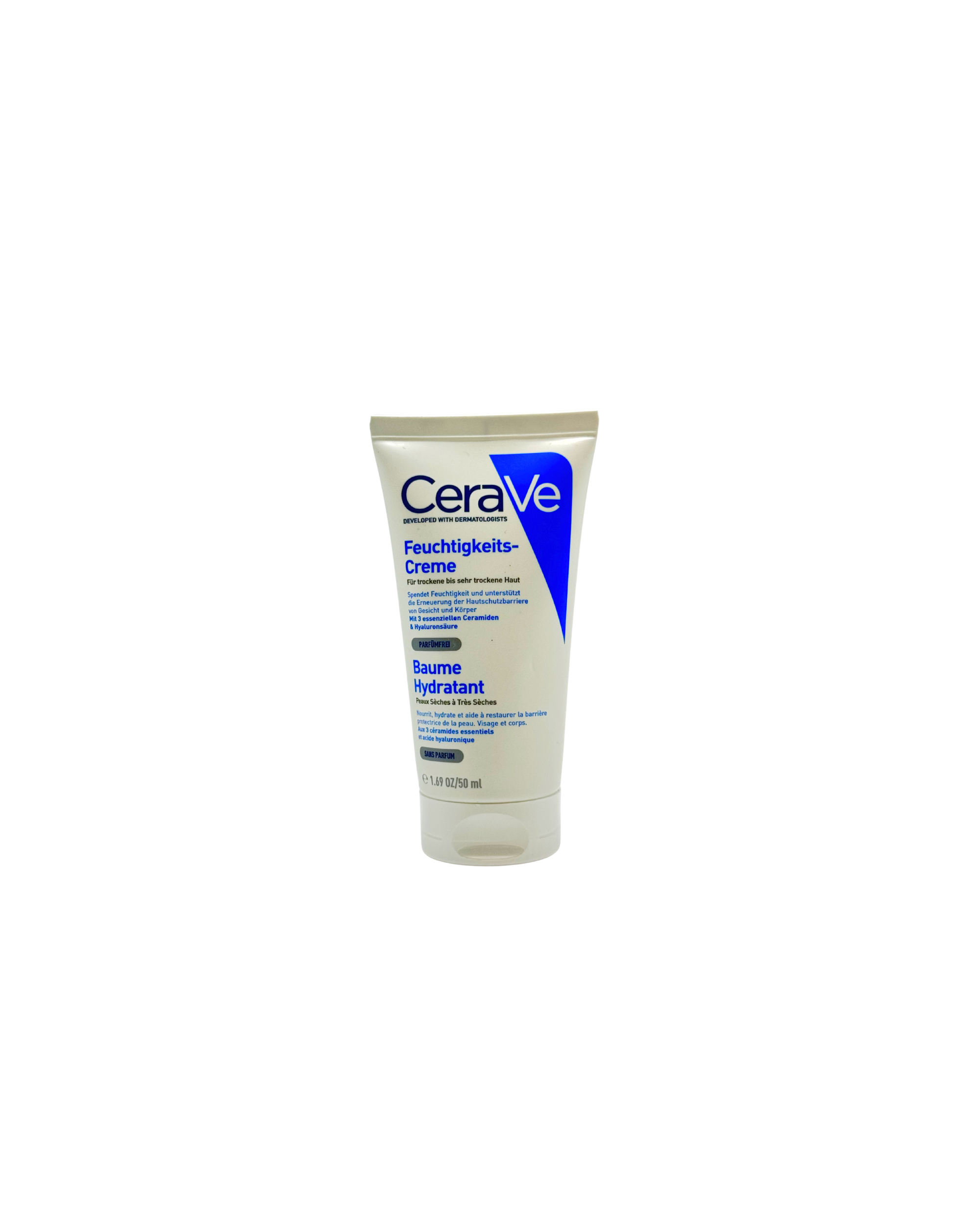 CeraVe Feuchtigkeitscreme – Reichhaltige Pflege für Gesicht & Körper 50 ml
