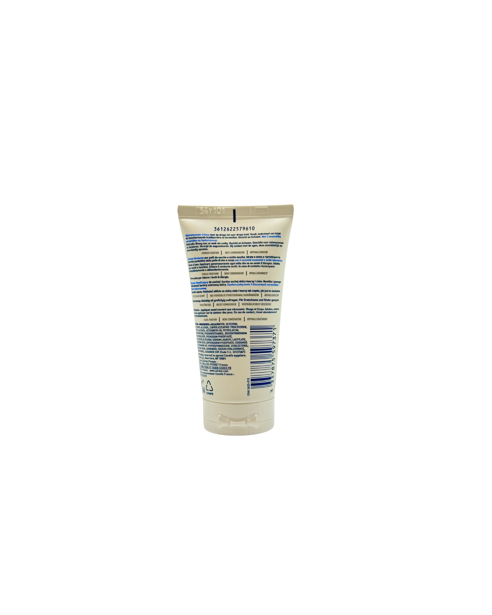CeraVe Feuchtigkeitscreme – Reichhaltige Pflege für Gesicht & Körper 50 ml