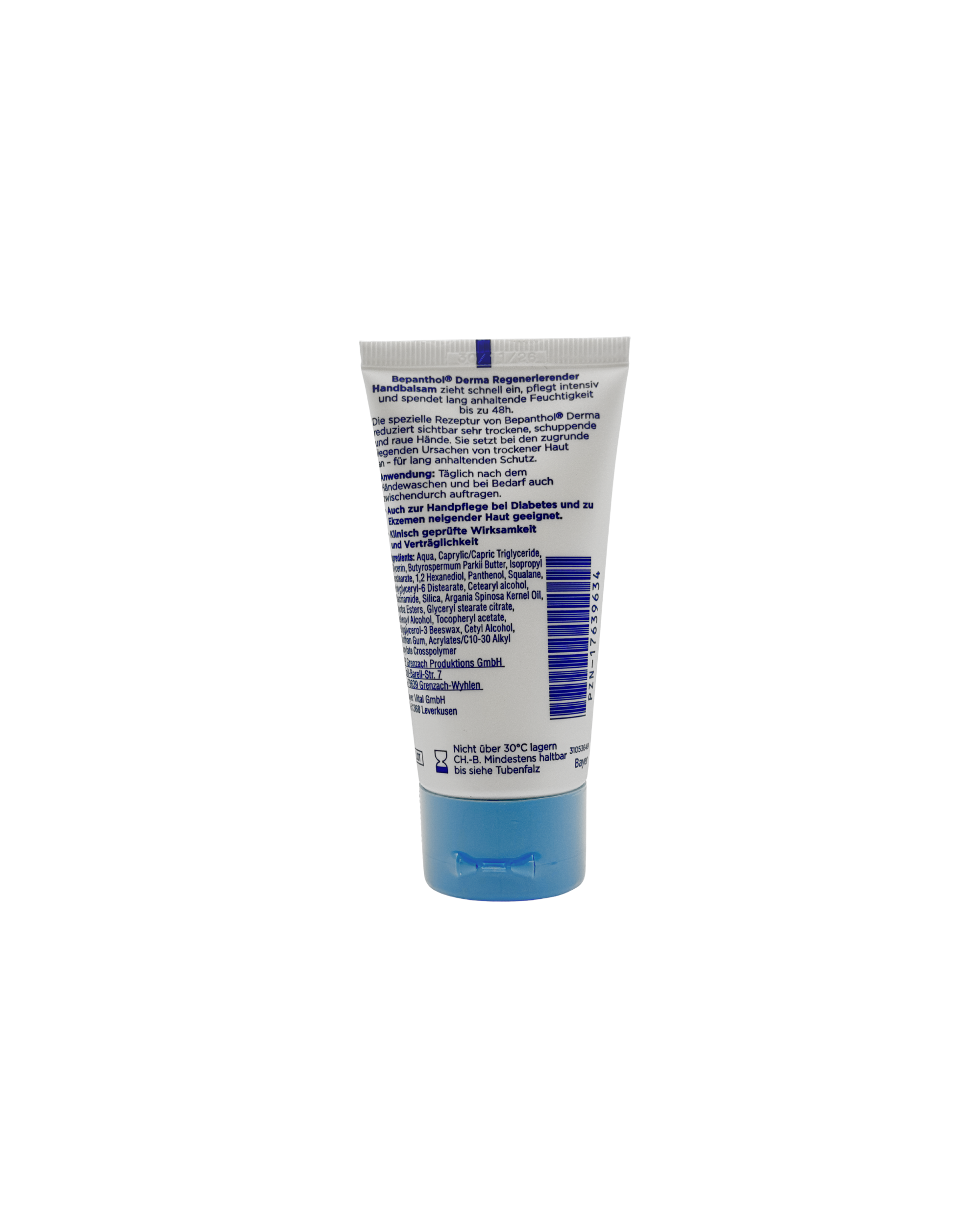 Bepanthol Regenerierender Handbalsam – Soforthilfe bei sehr trockenen Händen 50 ml