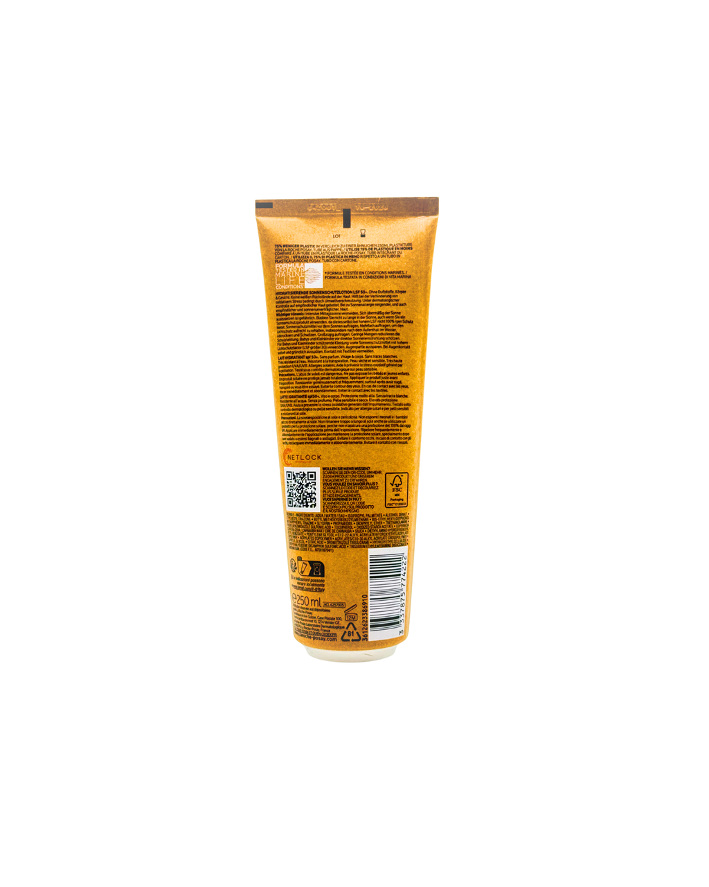 La Roche Posay Anthelios Hydratisierende Lotion LSF 50+ – Nachhaltige Öko-Tube 250 ml