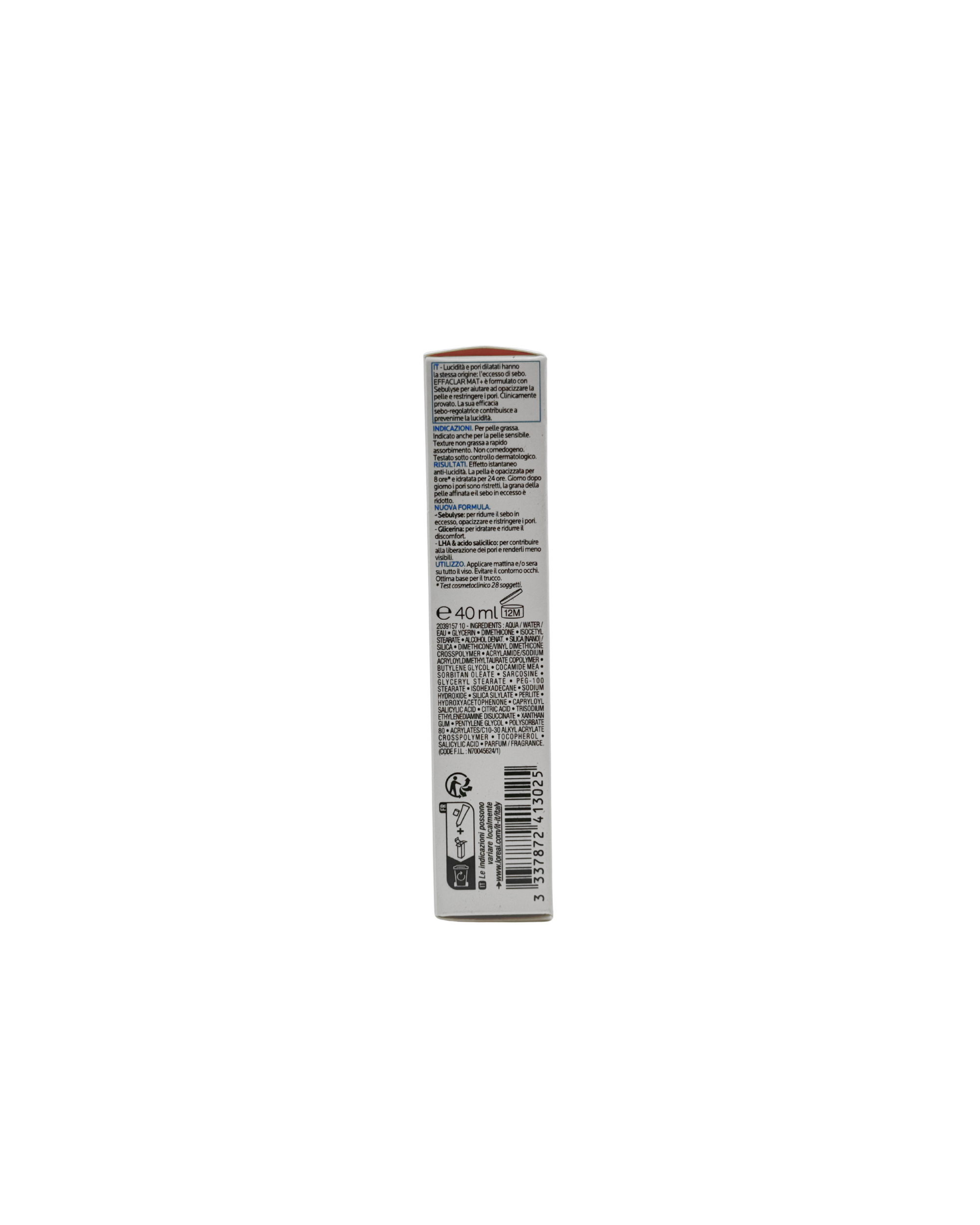 La Roche Posay Effaclar Mat+ – Mattierende Feuchtigkeitspflege gegen Glanz & Poren 40 ml