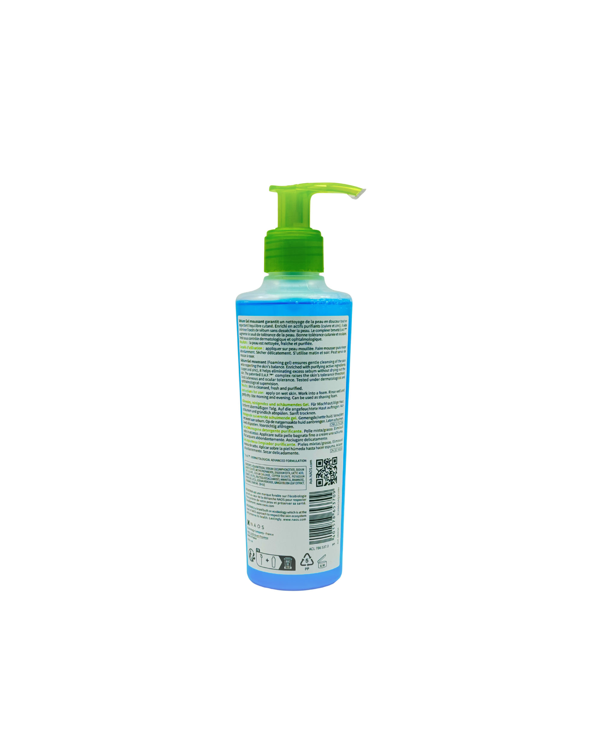 Bioderma Sébium Gel Moussant – Sanft klärendes Reinigungsgel 200 ml