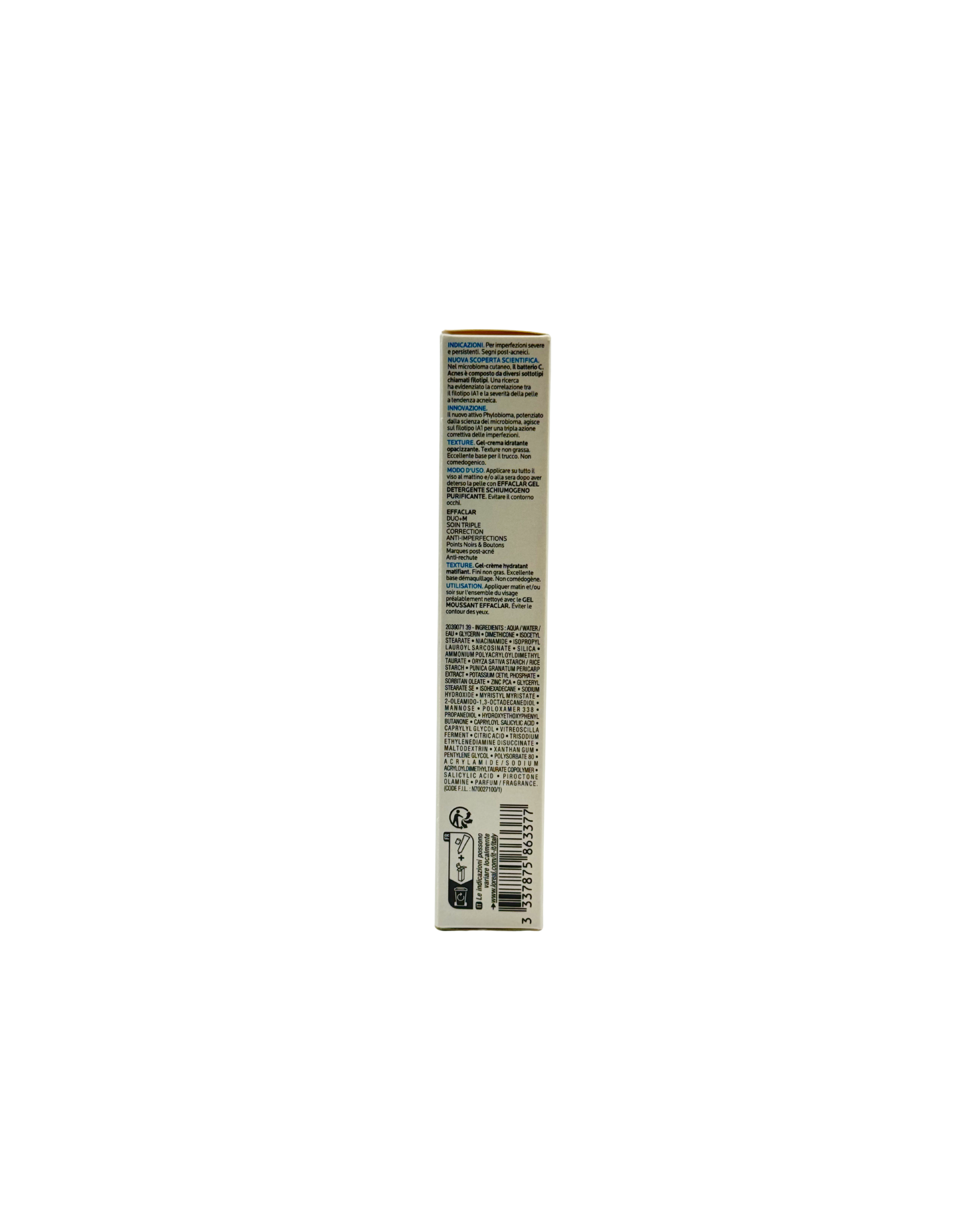 La Roche Posay Effaclar Duo+M  – Dreifach tiefenwirksame Pflege gegen Pickel, Mitesser und Unreinheiten 40 ml