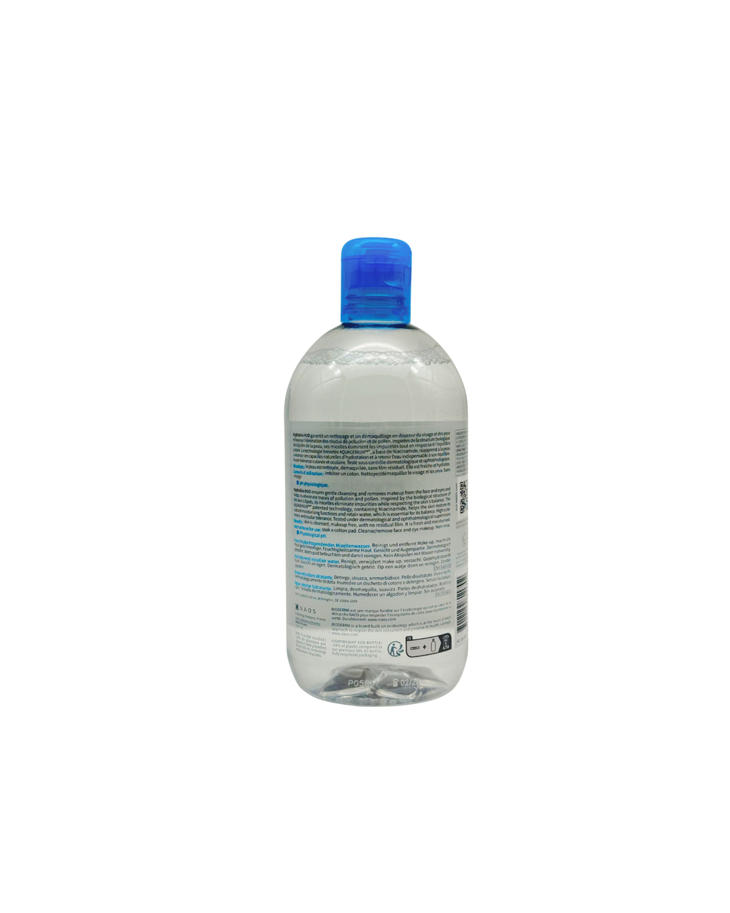 Bioderma Hydrabio H2O – Feuchtigkeitsspendendes Mizellenwasser für dehydrierte Haut 500 ml