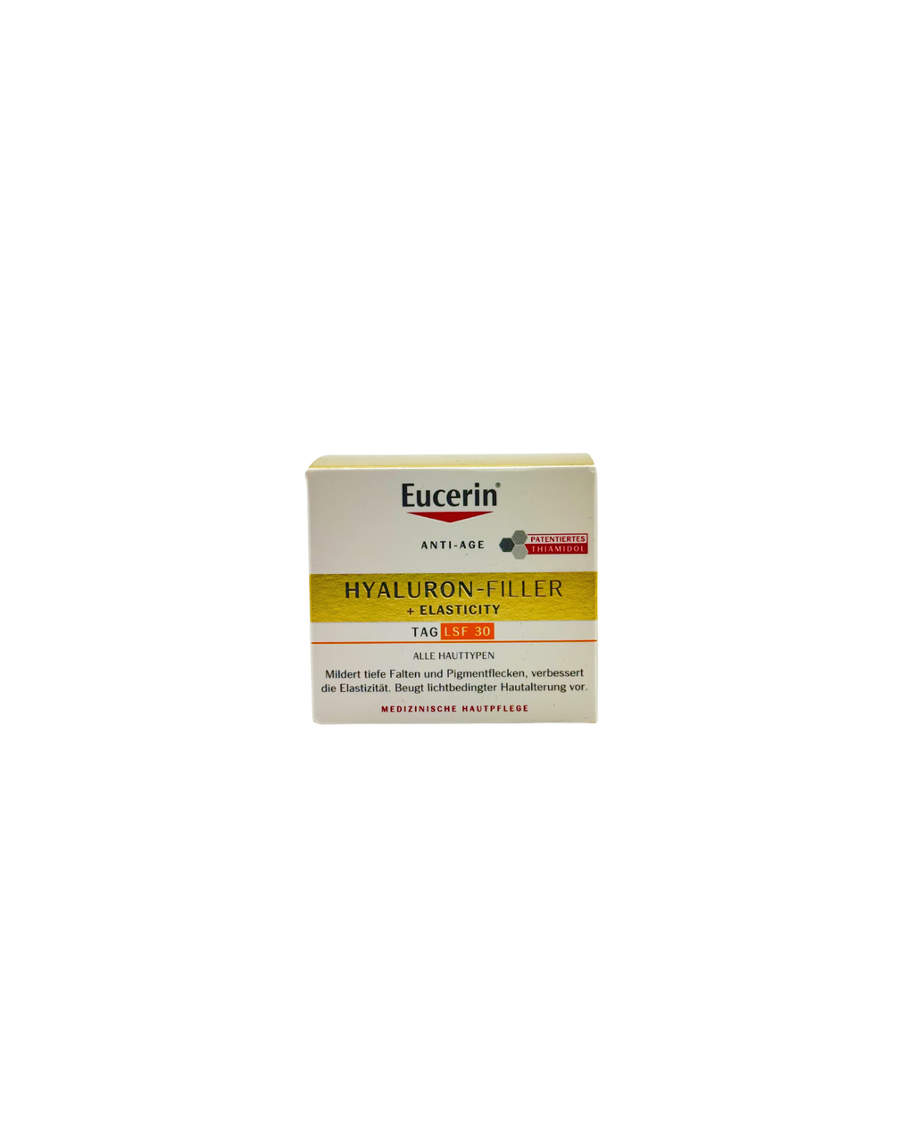 Eucerin Hyaluron-Filler + Elasticity Tagespflege LSF 30 – Festigkeit & Anti-Altersflecken 50 ml