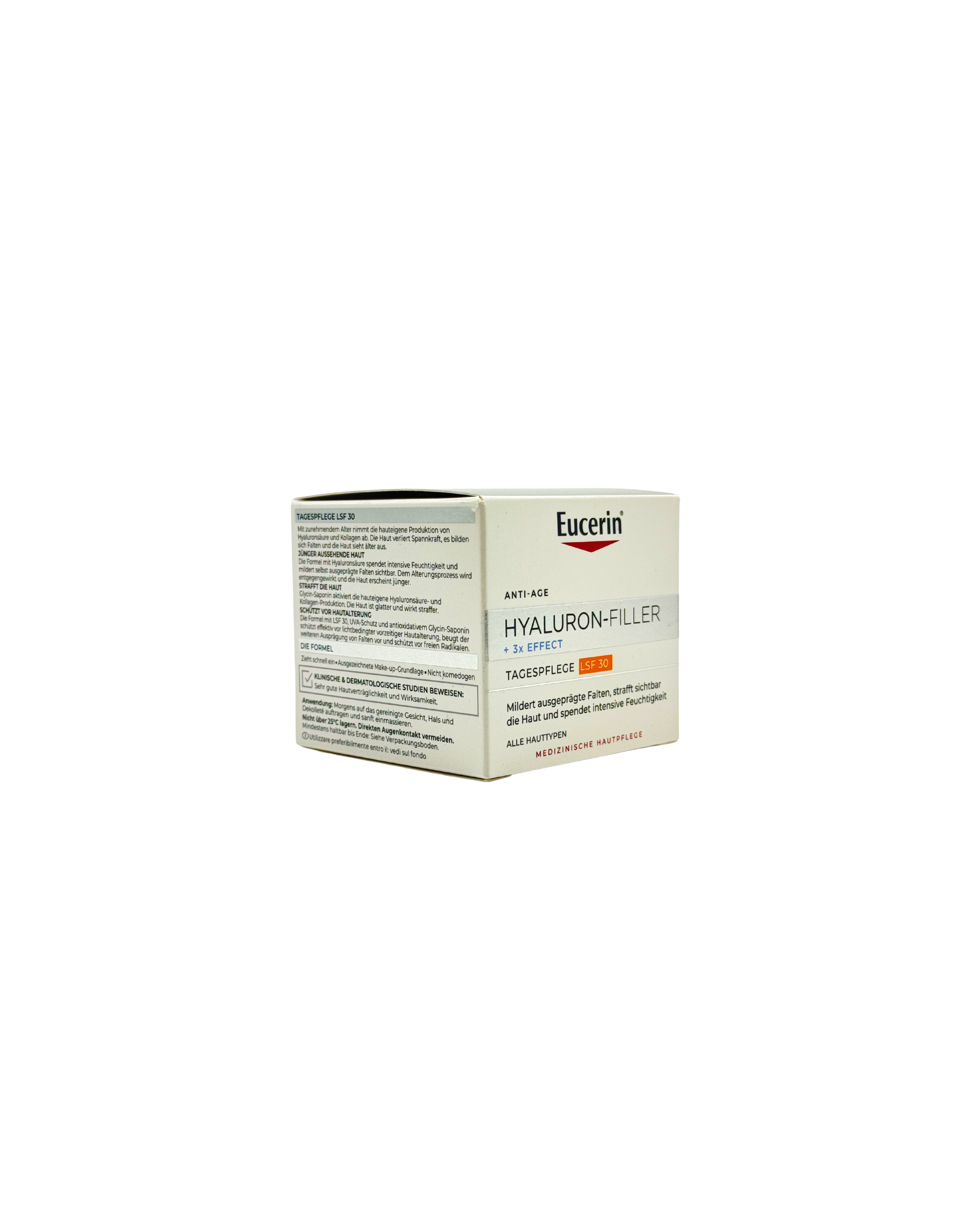 Eucerin Hyaluron-Filler 3x Effect Tagespflege LSF 30 – Anti-Aging & Feuchtigkeit 50 ml