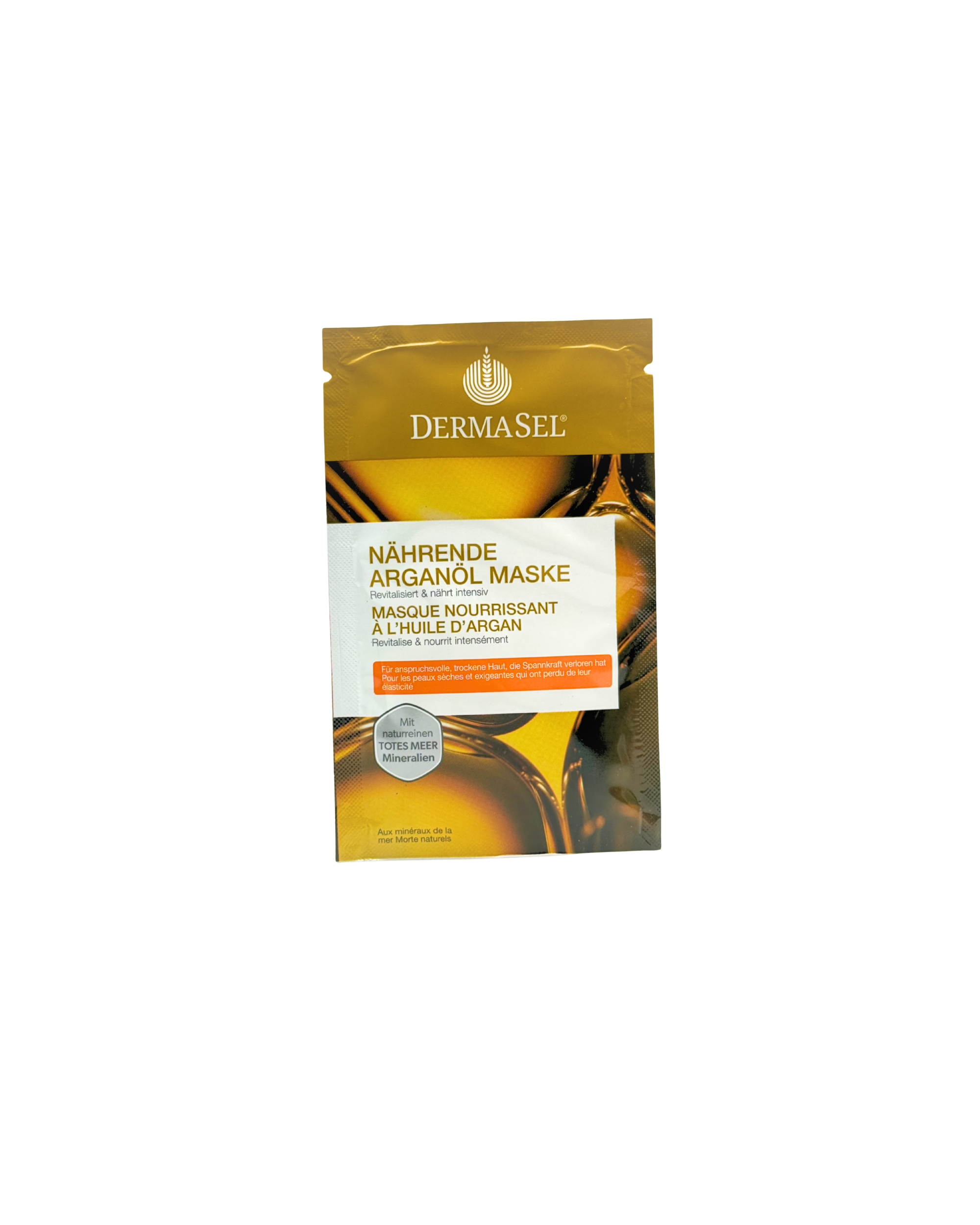 DermaSel Totes Meer Mineralien Nährende Arganöl Maske – Anti-Aging & Regeneration 12 ml