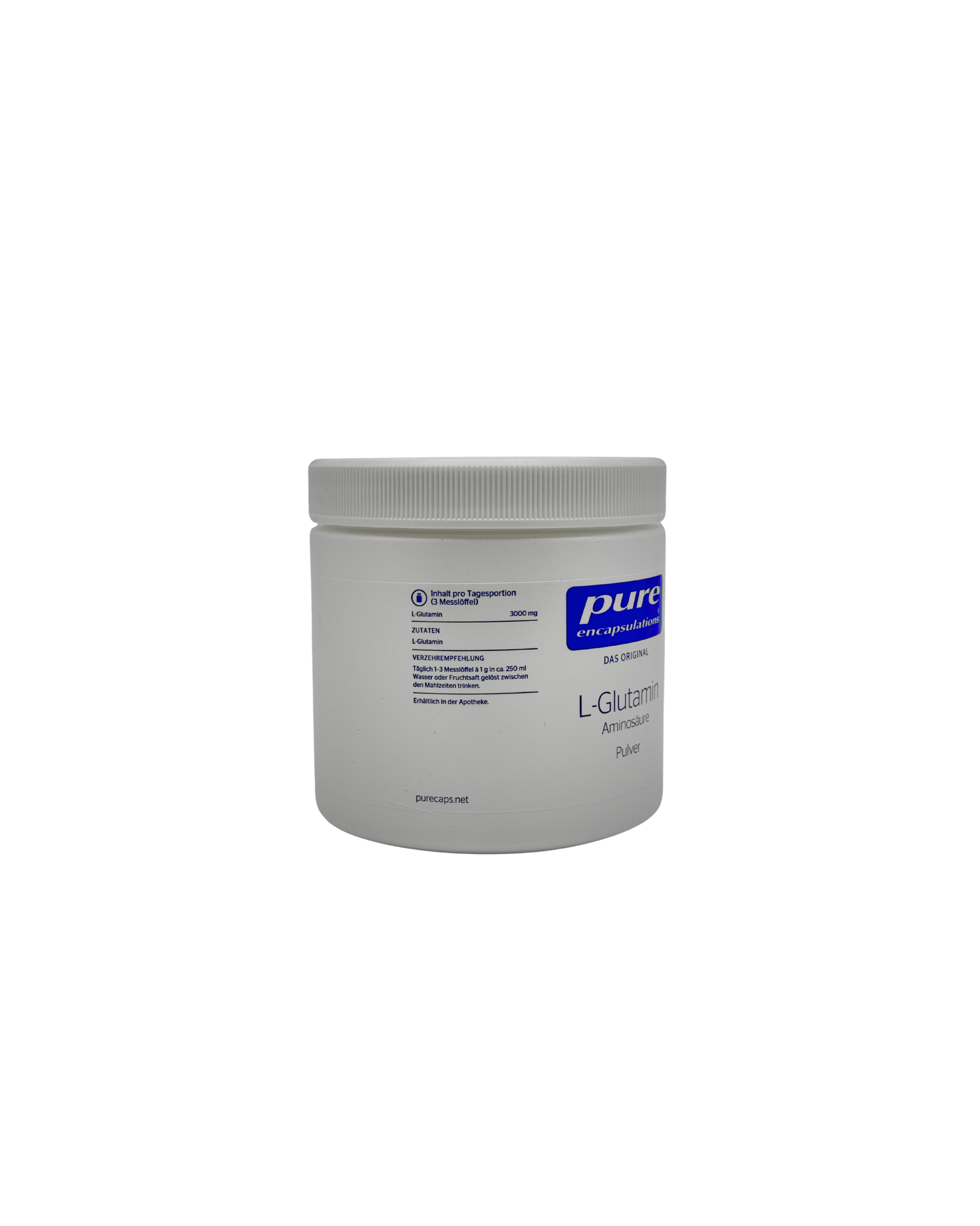Pure Encapsulations L-Glutamin Pulver – 100% reine Aminosäure 186 g