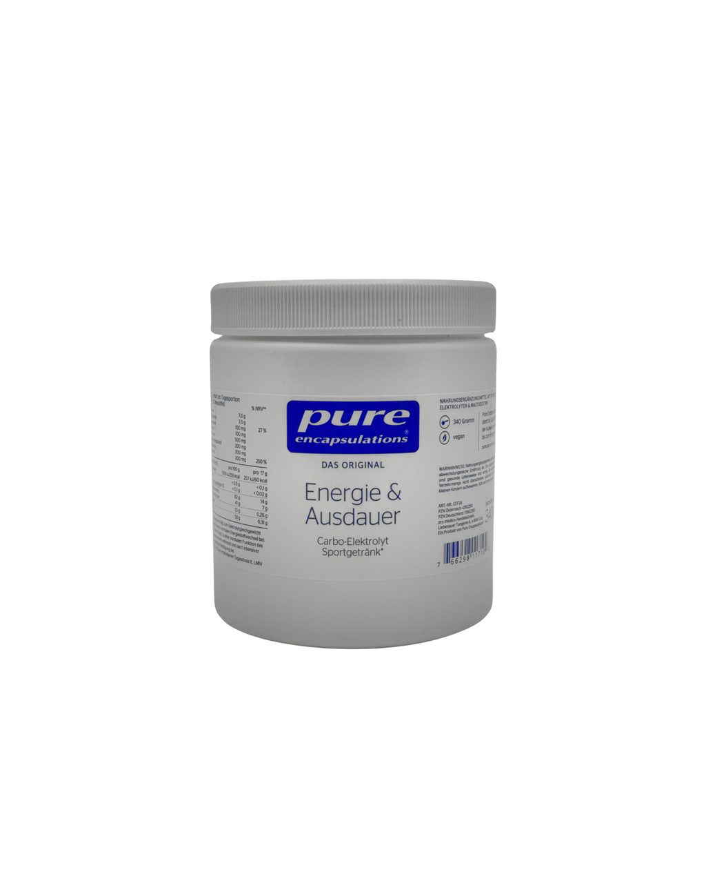 Pure Encapsulations Energie & Ausdauer – Isotonisches Sportgetränk 340 g