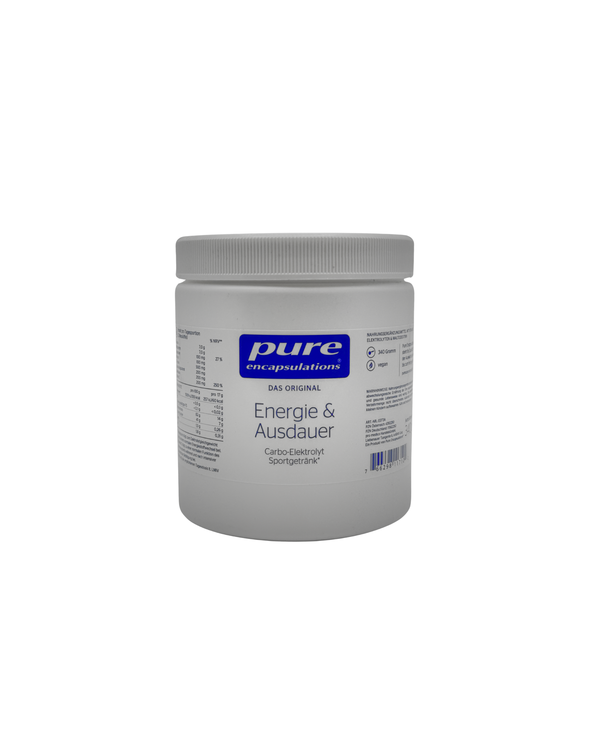 Pure Encapsulations Energie & Ausdauer – Isotonisches Sportgetränk 340 g