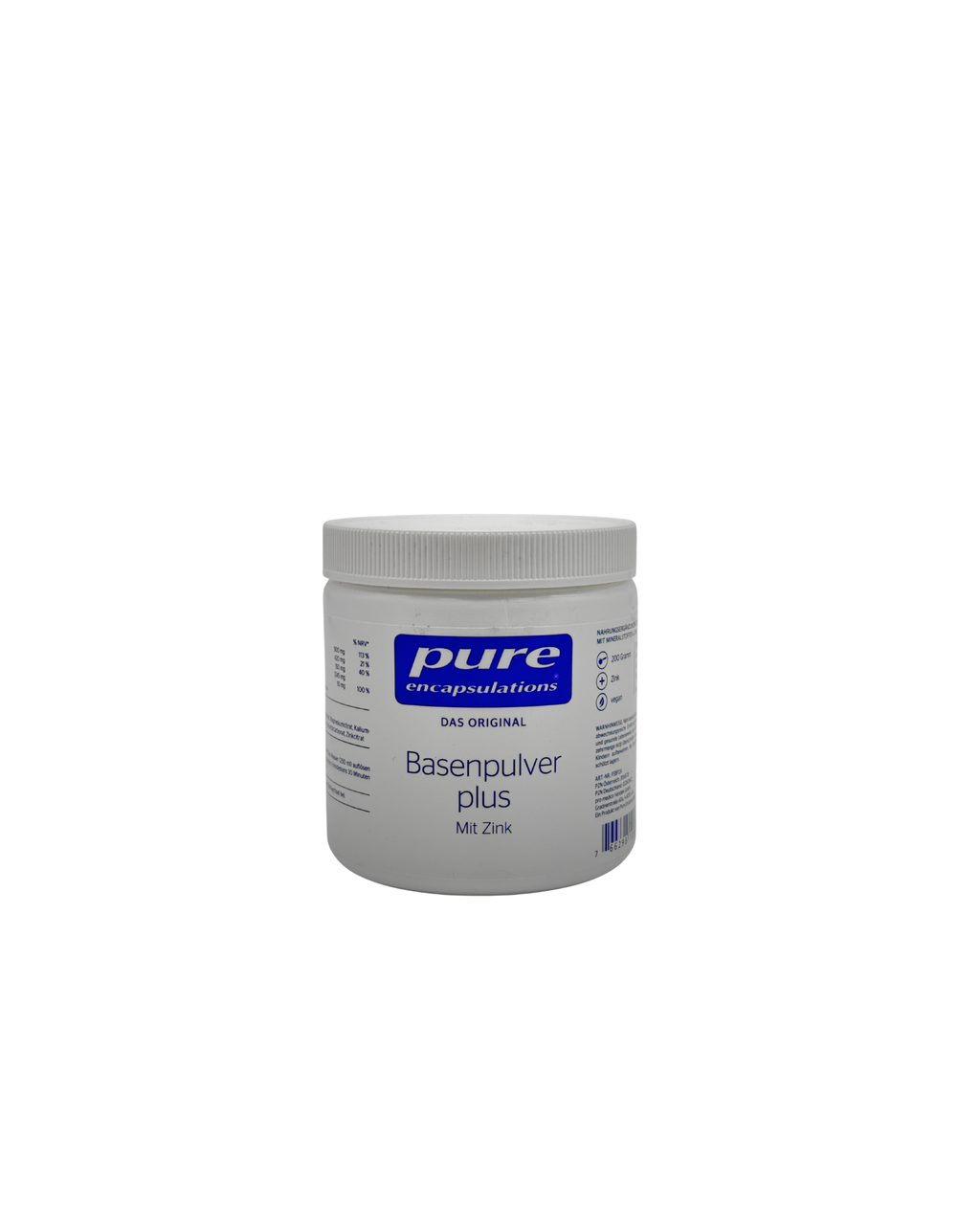 Pure Encapsulations Basenpulver plus – Mit Zink für den Säure-Basen-Haushalt 200 g