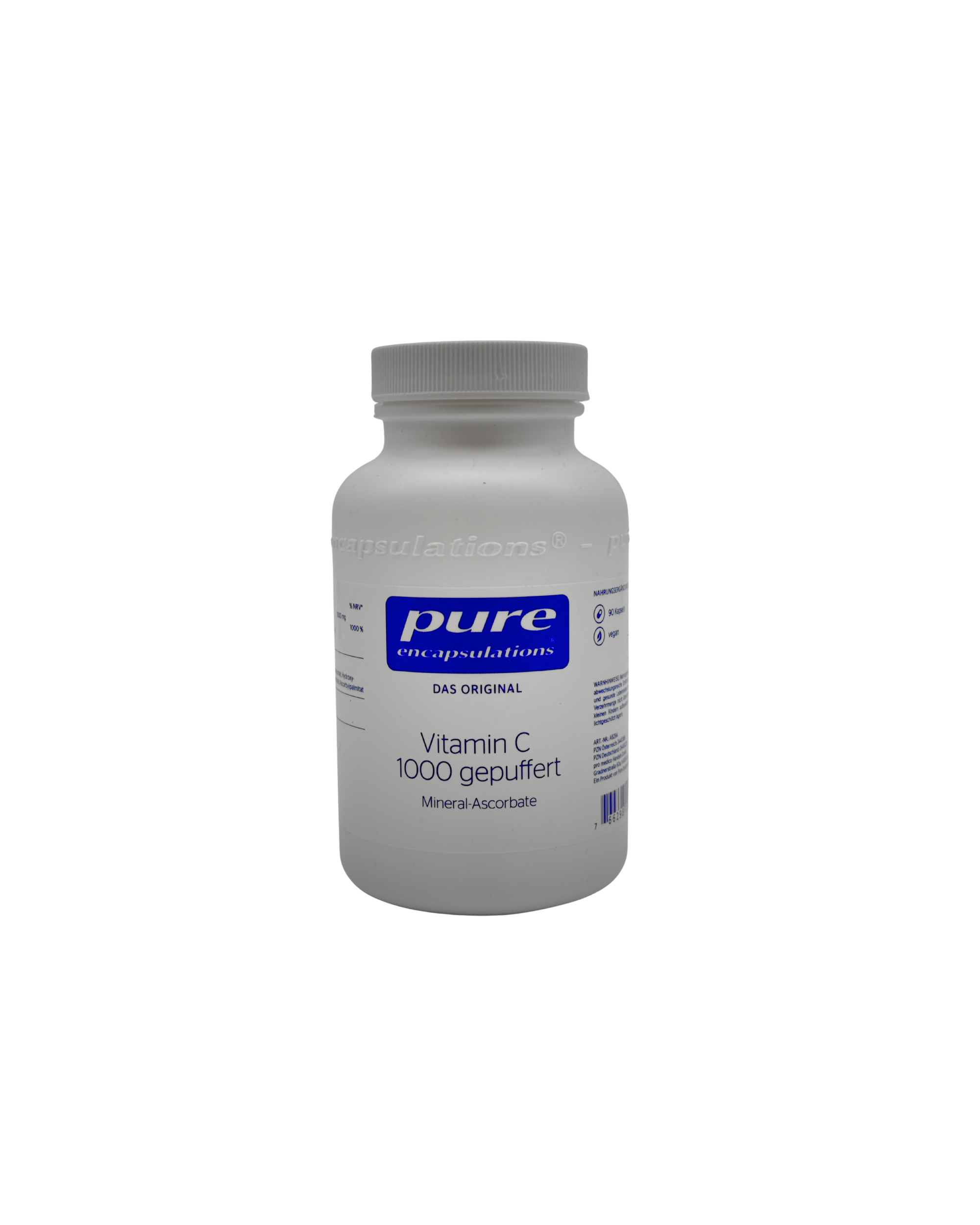 Pure Encapsulations Vitamin C 1000 gepuffert – Magenschonend & Hochdosiert 90 Kapseln