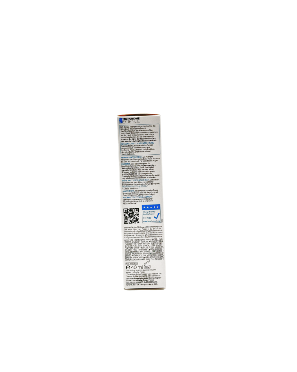 La Roche Posay Toleriane Dermallergo Creme – Intensive Beruhigungspflege für allergische Haut 40 ml