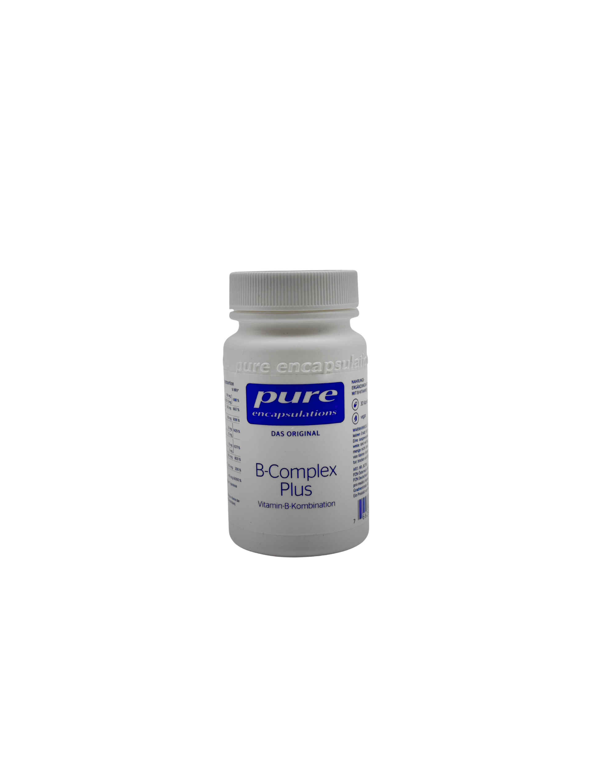Pure Encapsulations B-Complex Plus – Aktivierter Vitamin-B-Komplex 30 Kapseln