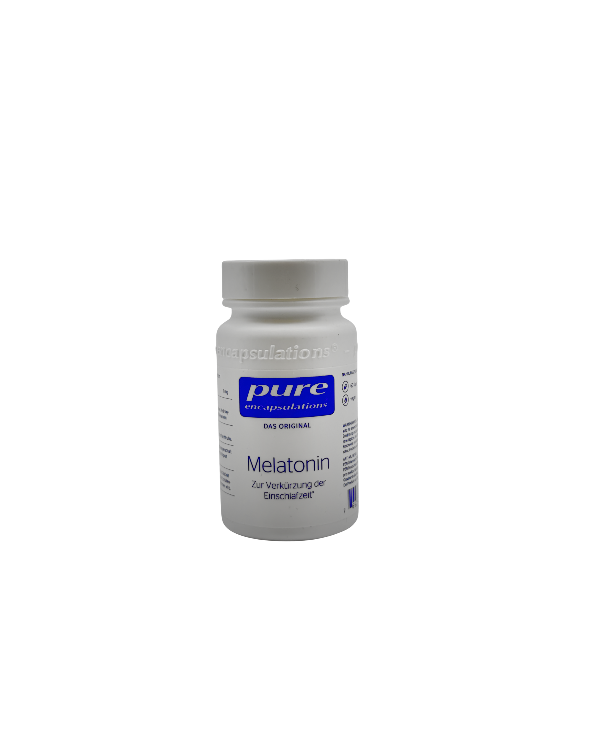 Pure Encapsulations Melatonin – Zur Verkürzung der Einschlafzeit 60 Kapseln